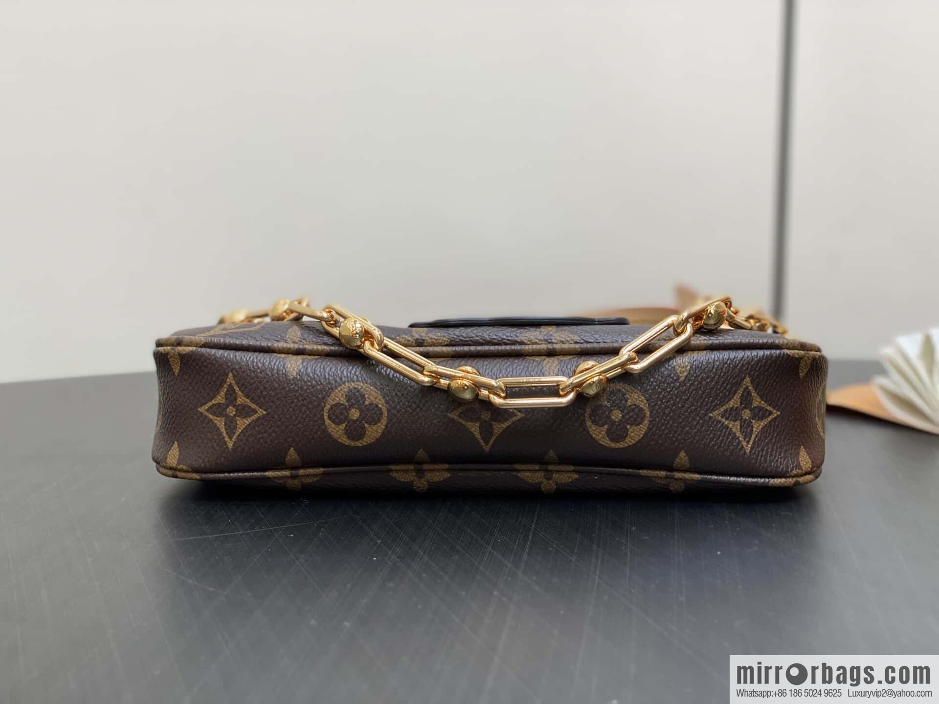 [Boutique‑grade] M13440 presbyopia, panda mahjong bag POCHETTE ACCESSOIRES mahjong bag handbag