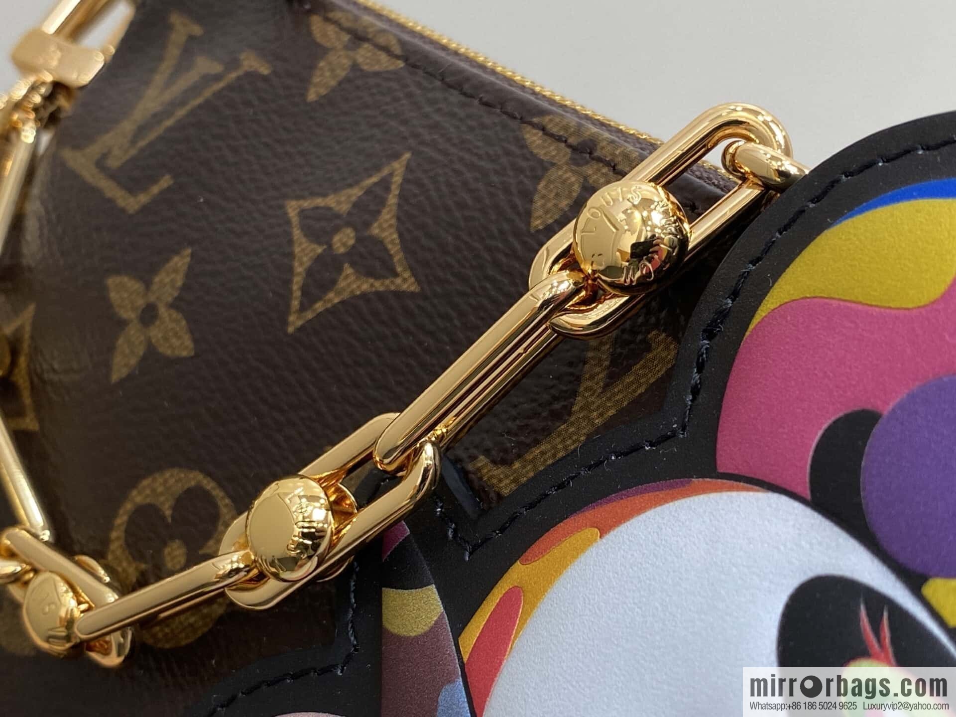 [Boutique‑grade] M13440 presbyopia, panda mahjong bag POCHETTE ACCESSOIRES mahjong bag handbag