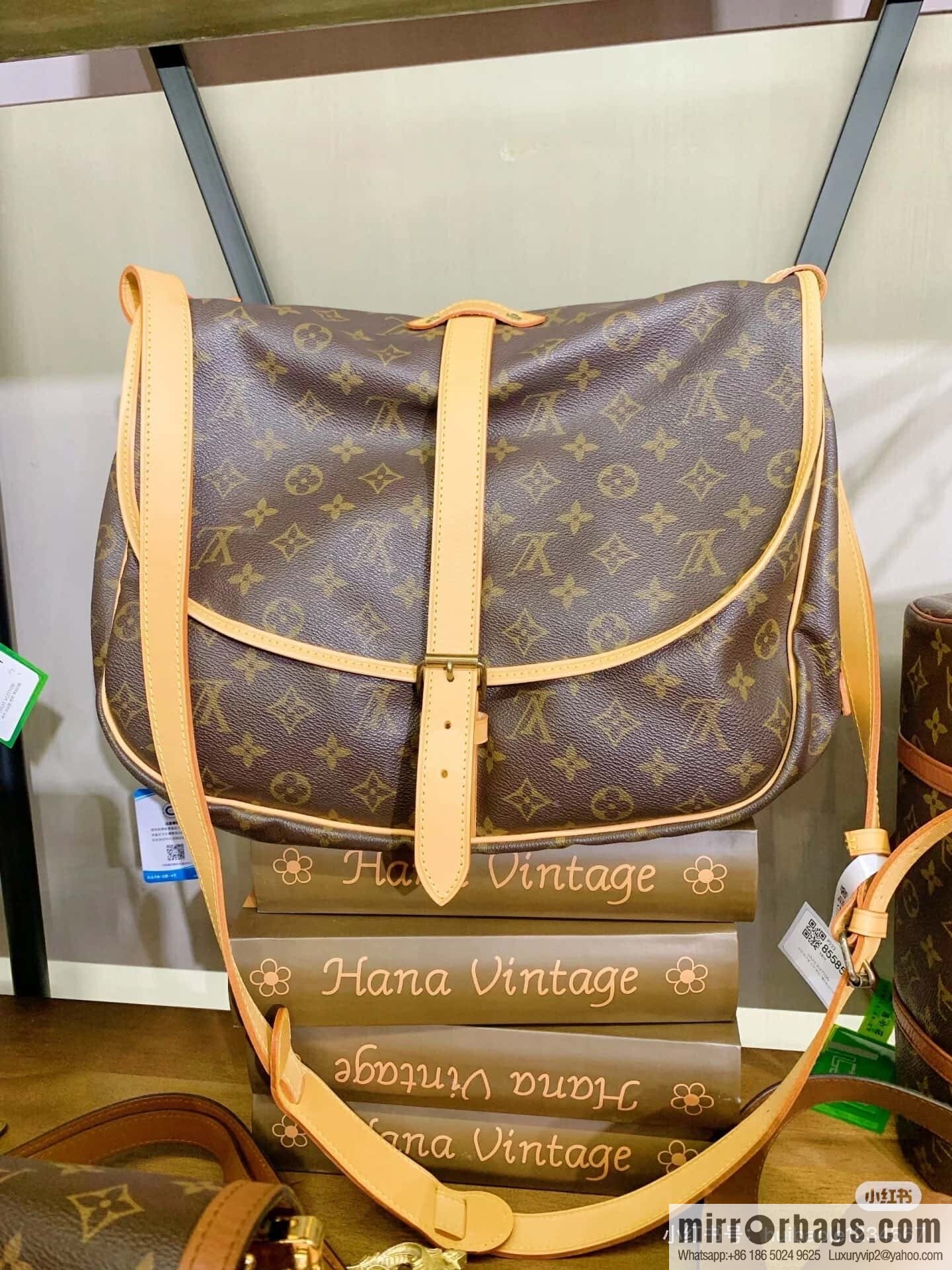 [Boutique‑grade] M42254 presbyopia, Gemini medium handbag SAUMUR medium handbag, M42254 Gemini bag medium