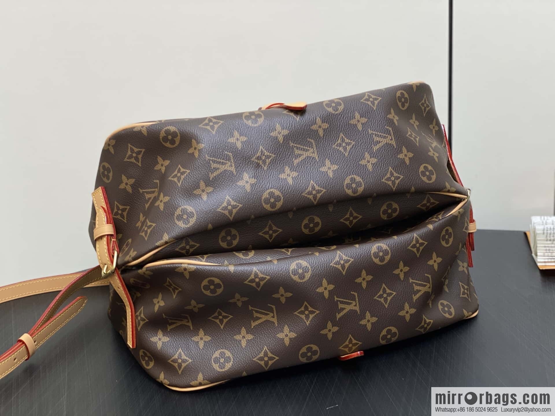 [Boutique‑grade] M42254 presbyopia, Gemini medium handbag SAUMUR medium handbag, M42254 Gemini bag medium