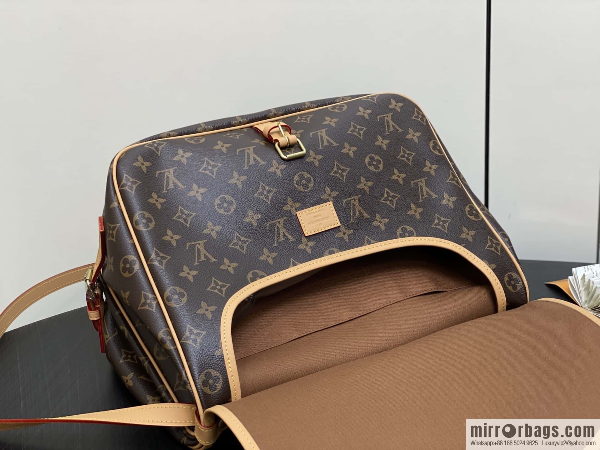 [Boutique‑grade] M42254 presbyopia, Gemini medium handbag SAUMUR medium handbag, M42254 Gemini bag medium