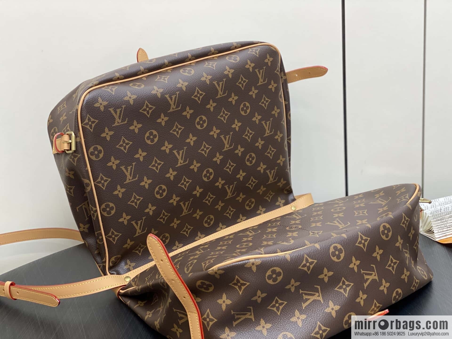 [Boutique‑grade] M42254 presbyopia, Gemini medium handbag SAUMUR medium handbag, M42254 Gemini bag medium