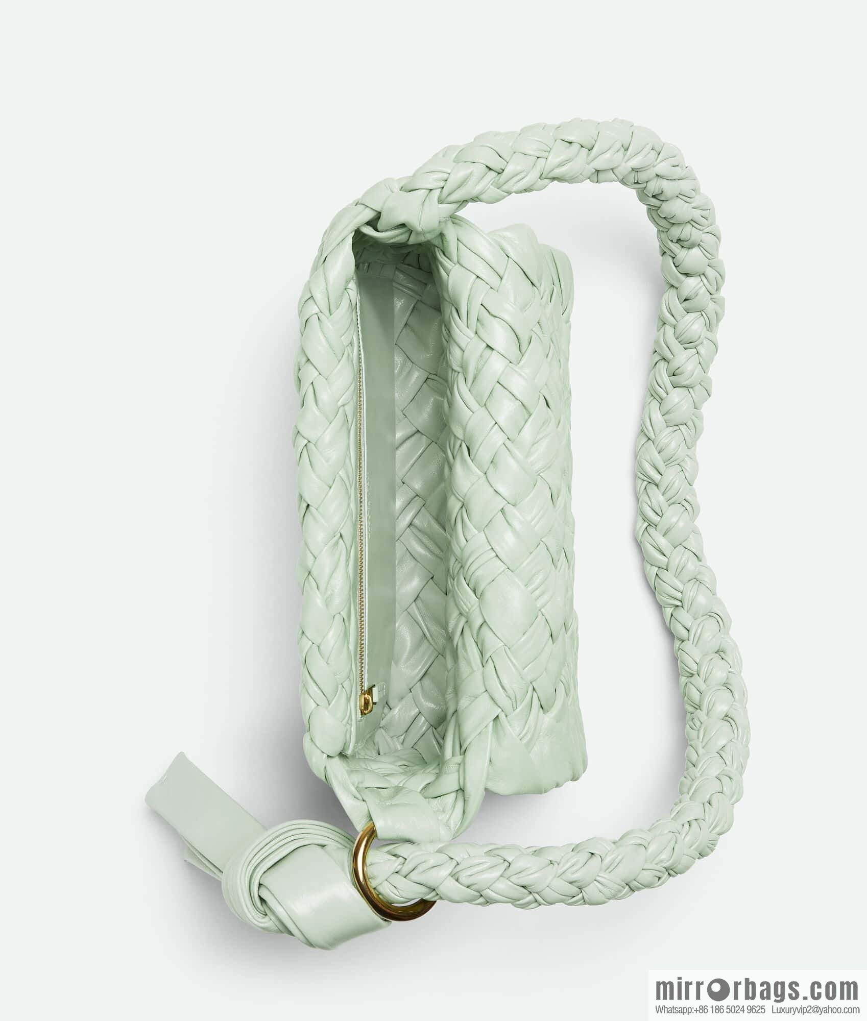 BV Kalimero Citta Handbag 785797 Fresh Mint Green