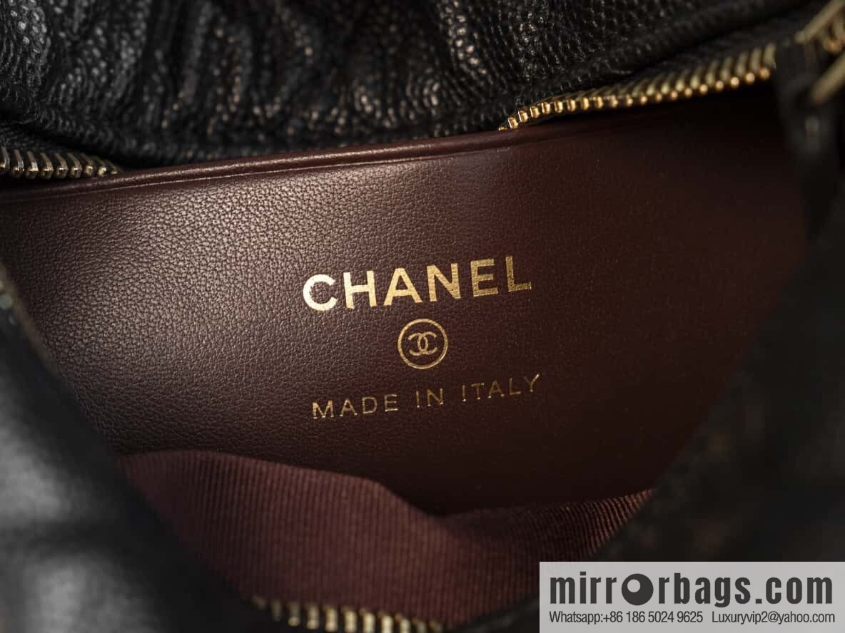 𝐂𝐡𝐚𝐧𝐞𝐥 𝟐𝟓𝐜 early spring new, lunch box bag, black gold 🖤 AP4386