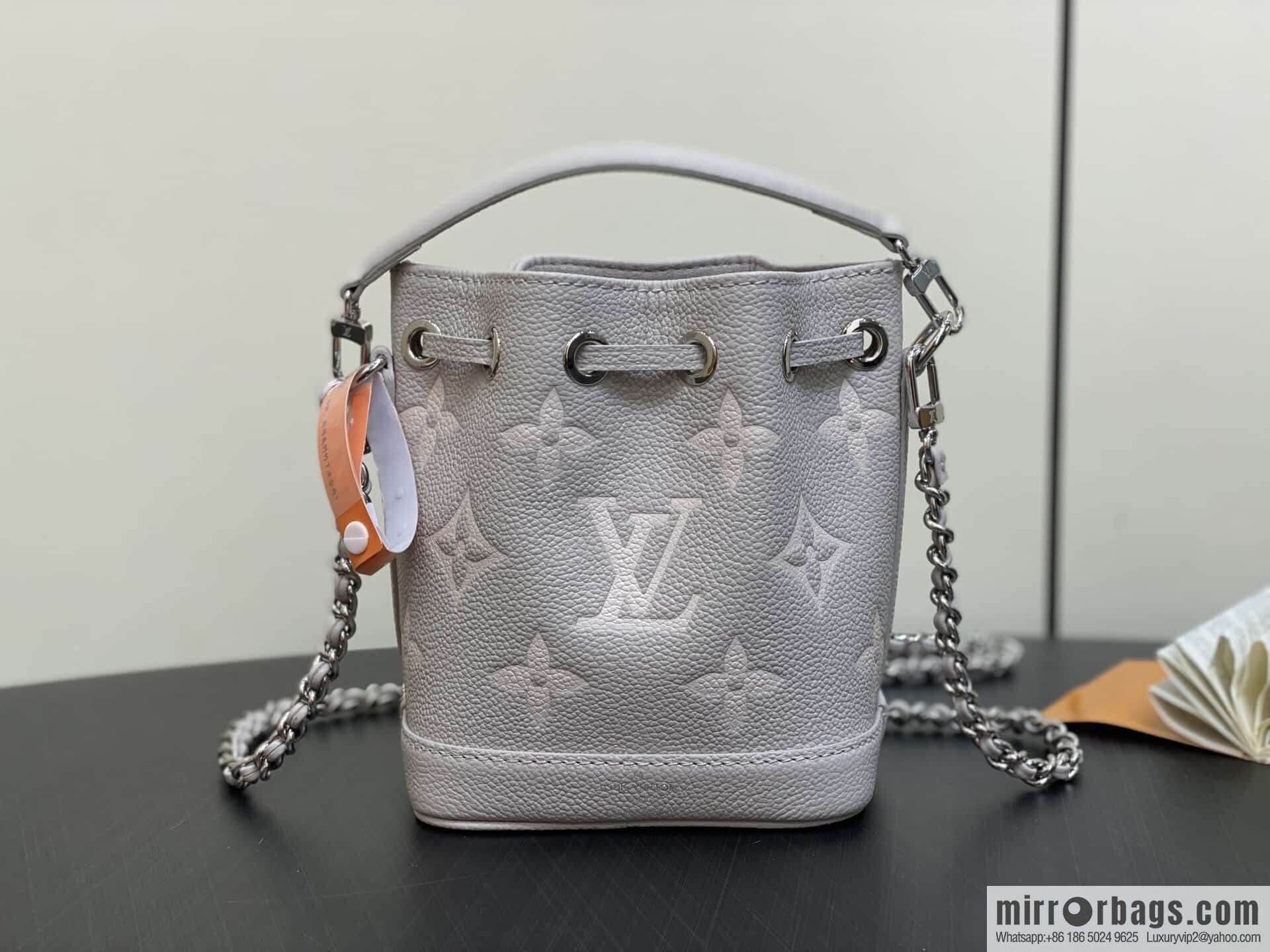 [Boutique‑grade] M81626 M14224 taro mud purple silk screen printing bucket bag, this Nano Noé handbag