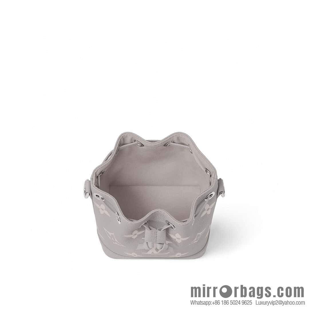 [Boutique‑grade] M81626 M14224 taro mud purple silk screen printing bucket bag, this Nano Noé handbag