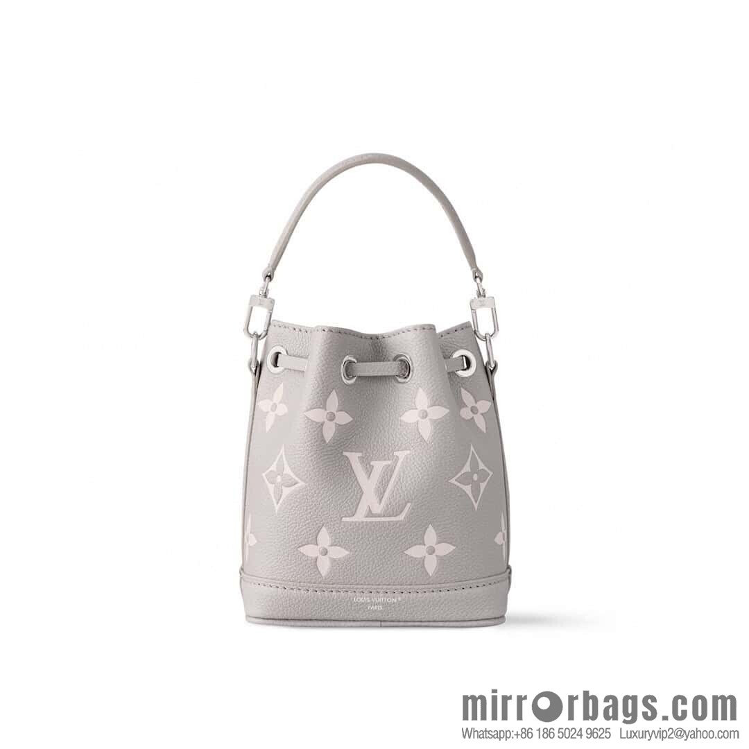 [Boutique‑grade] M81626 M14224 taro mud purple silk screen printing bucket bag, this Nano Noé handbag