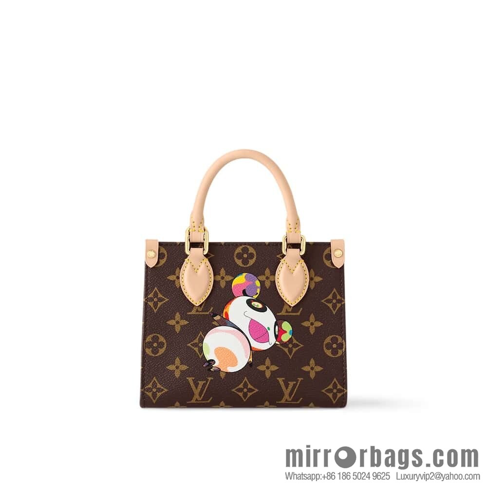 [Boutique‑grade] M13668 presbyopia, panda square bag, variable code chip version LV X TM ONTHEGO BB handbag