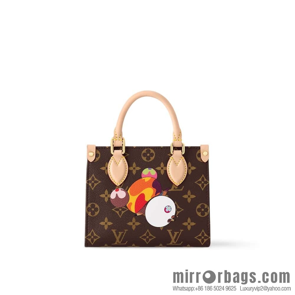 [Boutique‑grade] M13668 presbyopia, panda square bag, variable code chip version LV X TM ONTHEGO BB handbag