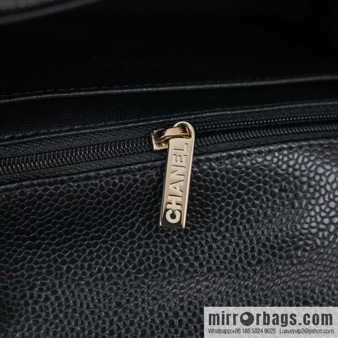 𝗖𝗹𝗮𝘀𝘀𝗶𝗰 𝗙𝗹𝗮𝗽 | genuine skin lychee pattern, Fatty Fang, black gold 🖤 A01115
