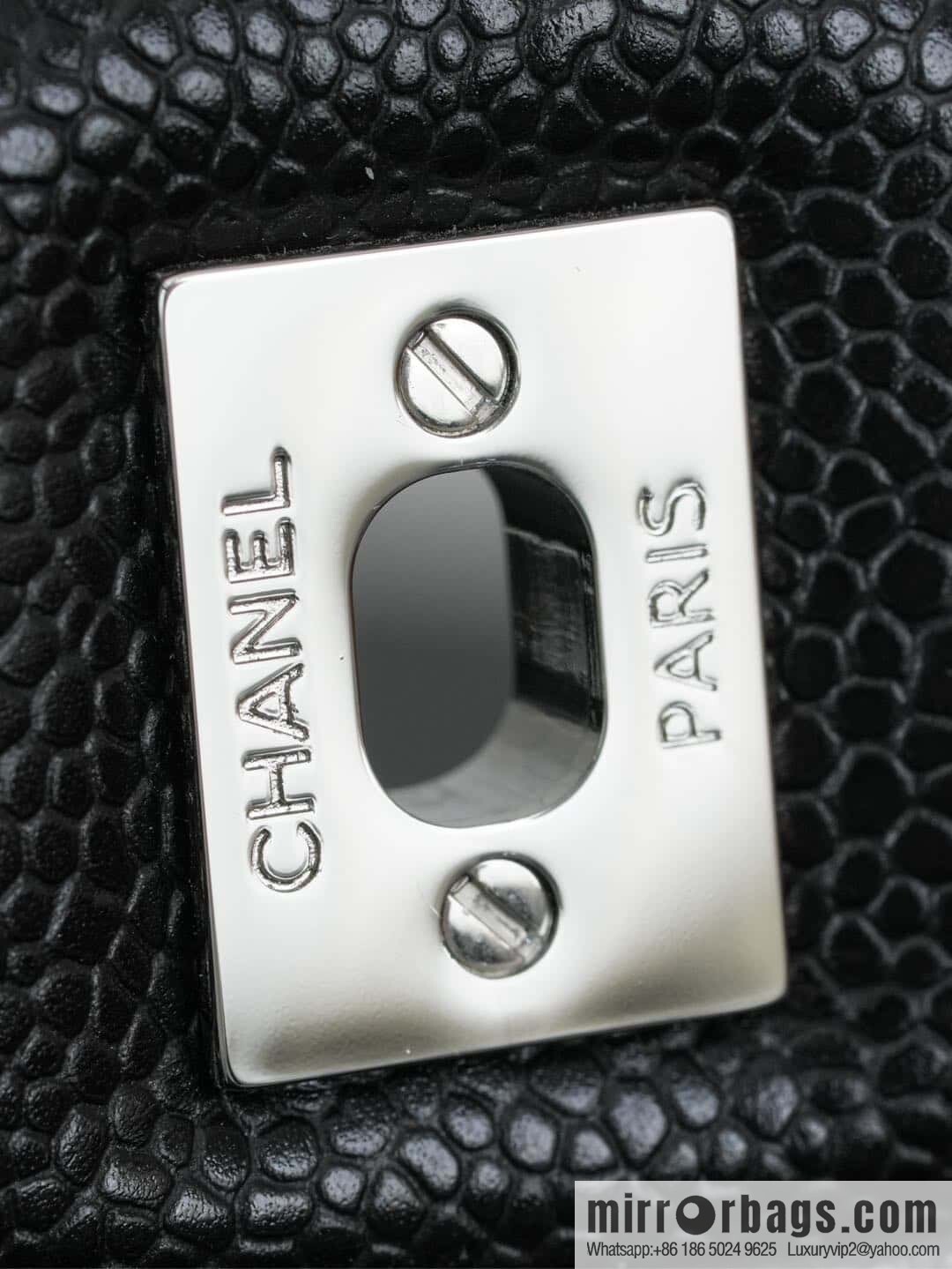 โ๐ฝ ๐๐น๐ฎ๐๐๐ถ๐ฐ ๐๐น๐ฎ๐ฝ ๐๐ฎ๐ฆ๐๐จ ๏ฝ genuine leather, caviar, black silver ๐ค A58600