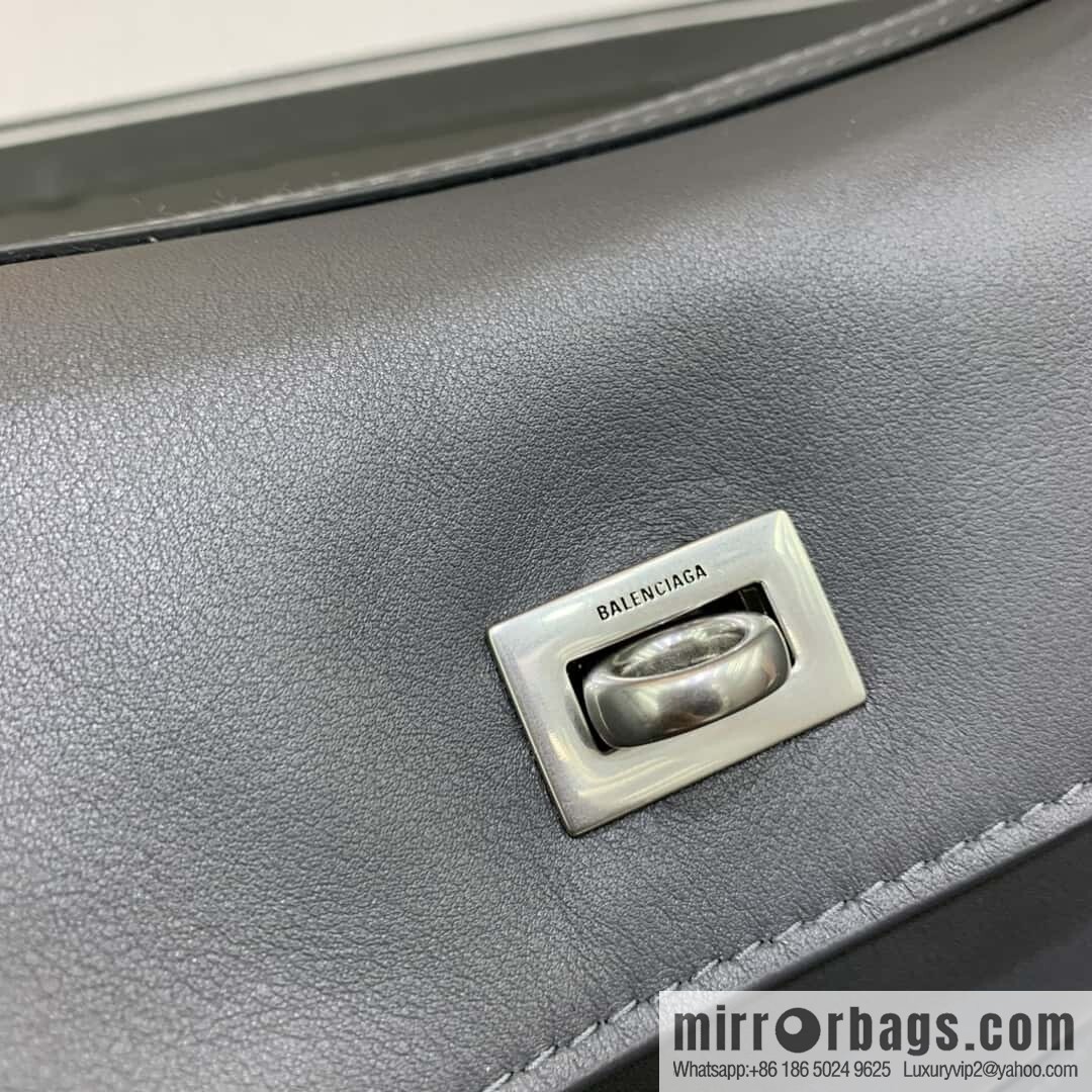 🖤[Small premium gray 】 𝐁𝐀𝐋𝐄𝐍𝐂𝐈𝐀𝐆𝐀 𝐑𝐎𝐃𝐄𝐎 𝐁𝐀𝐆 series handbag model number: 78972