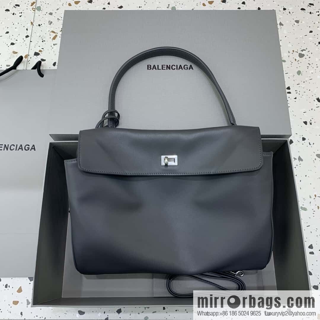 [Medium premium gray 】 𝐁𝐀𝐋𝐄𝐍𝐂𝐈𝐀𝐆𝐀 𝐑𝐎𝐃𝐄𝐎 𝐁𝐀𝐆 series handbag model number: 78972
