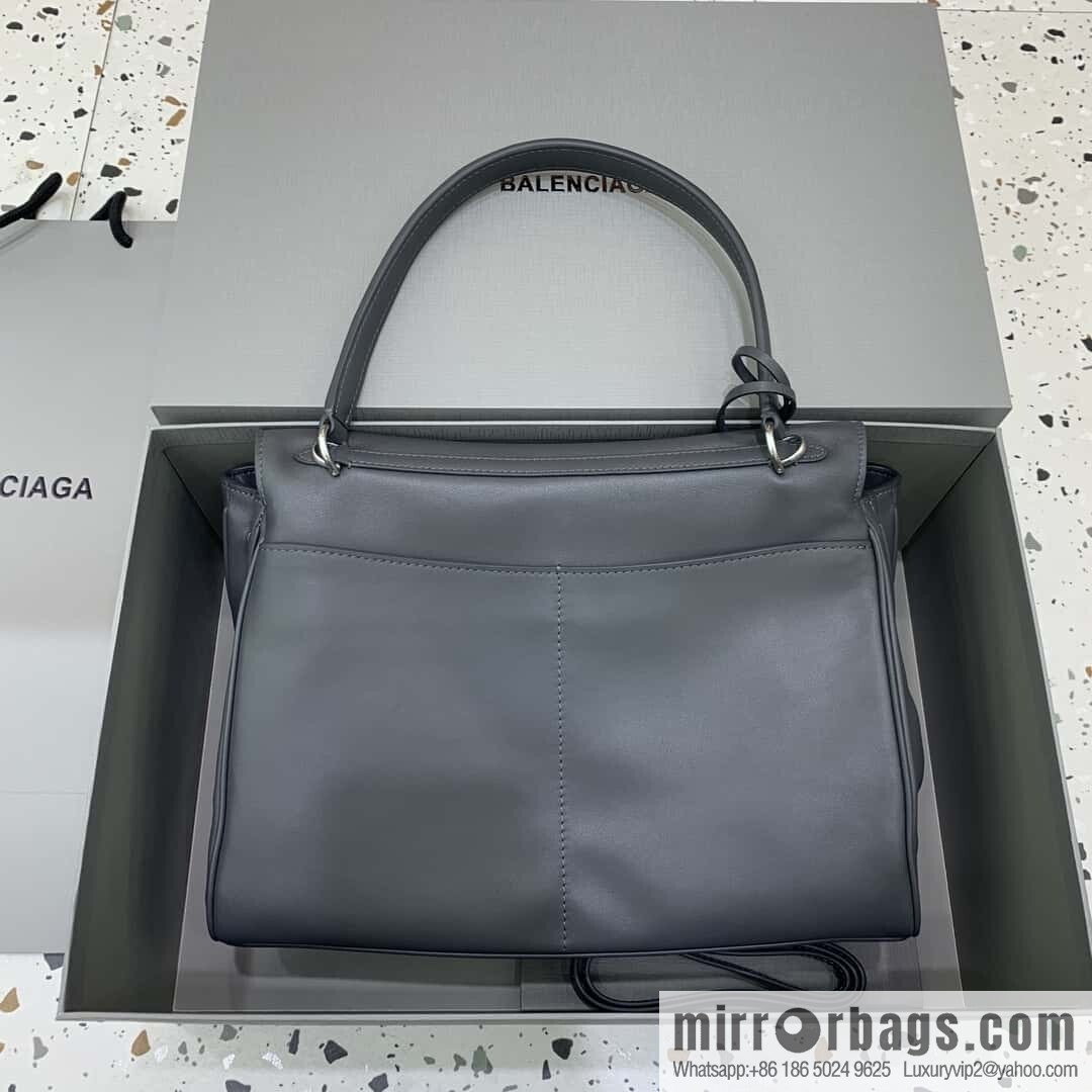 [Medium premium gray 】 𝐁𝐀𝐋𝐄𝐍𝐂𝐈𝐀𝐆𝐀 𝐑𝐎𝐃𝐄𝐎 𝐁𝐀𝐆 series handbag model number: 78972