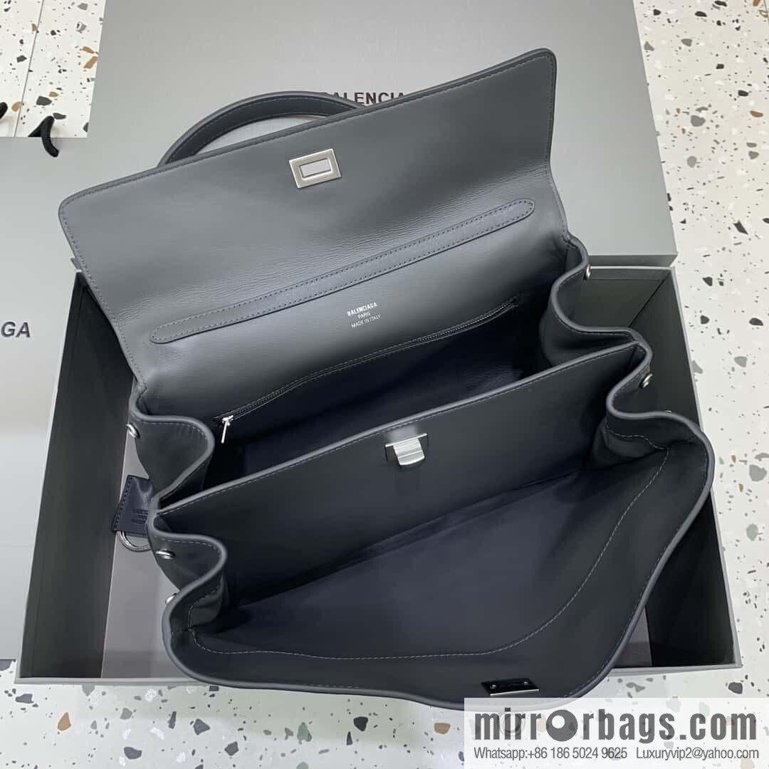 [Medium premium gray 】 𝐁𝐀𝐋𝐄𝐍𝐂𝐈𝐀𝐆𝐀 𝐑𝐎𝐃𝐄𝐎 𝐁𝐀𝐆 series handbag model number: 78972
