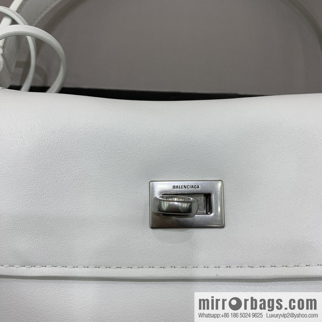 🖤[Small white 】 𝐁𝐀𝐋𝐄𝐍𝐂𝐈𝐀𝐆𝐀 𝐑𝐎𝐃𝐄𝐎 𝐁𝐀𝐆 series handbag model number: 78972