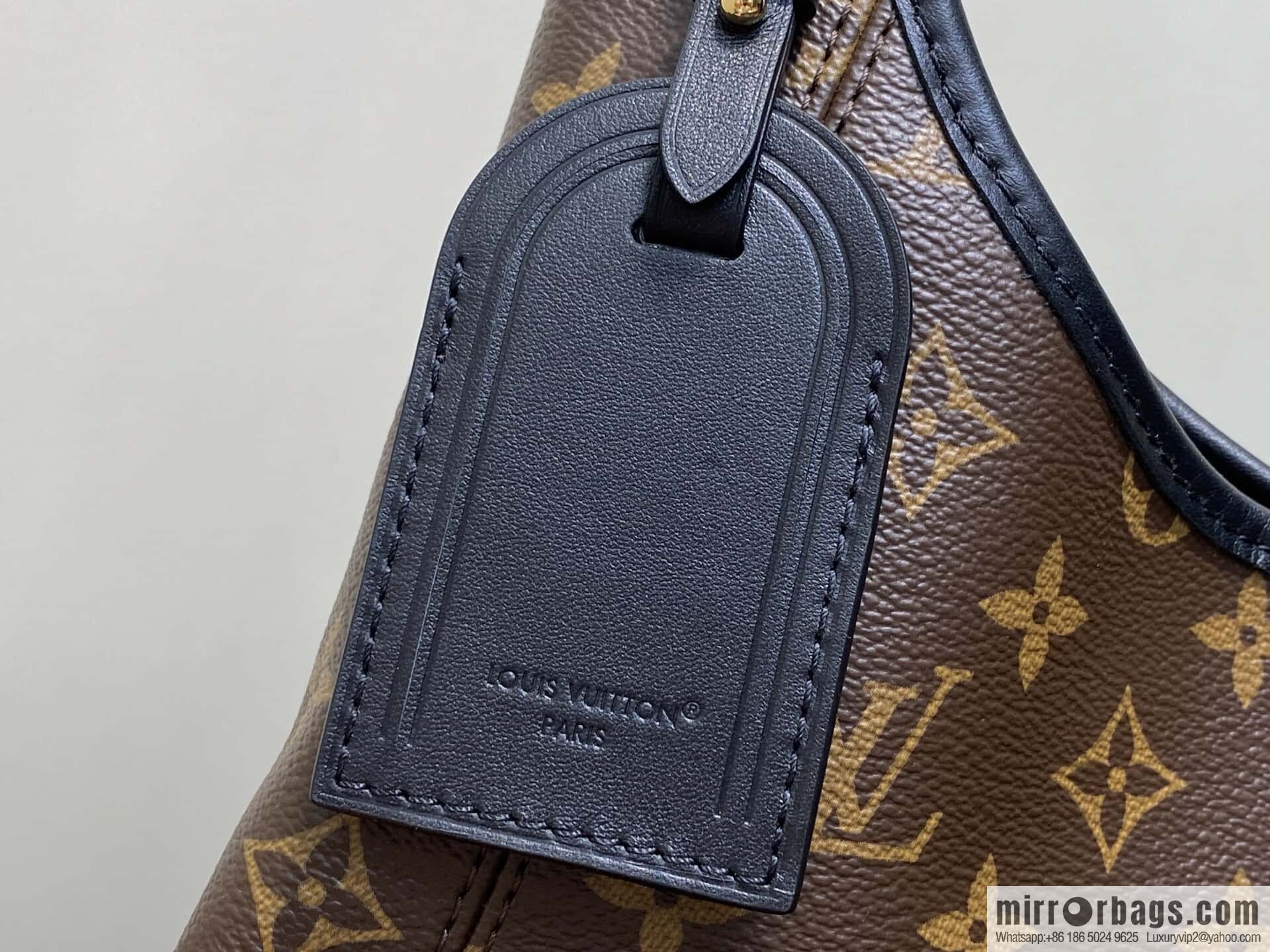 [Premium‑quality] M12941 monogram black hand carry armpit bag The Drop large handbag