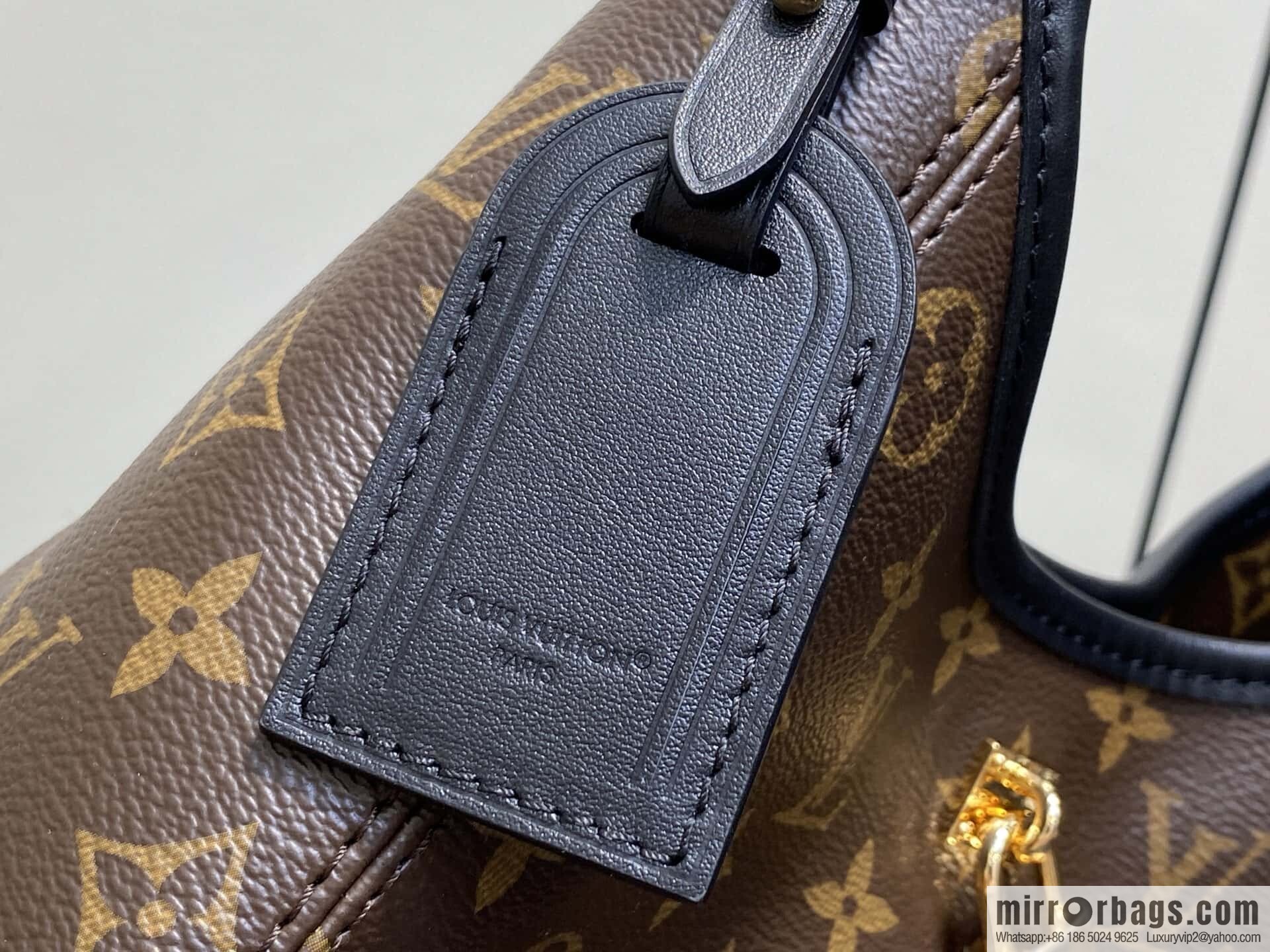 [Premium‑quality] M12940 monogram black hand carry armpit bag, the new The Drop small handbag of the season