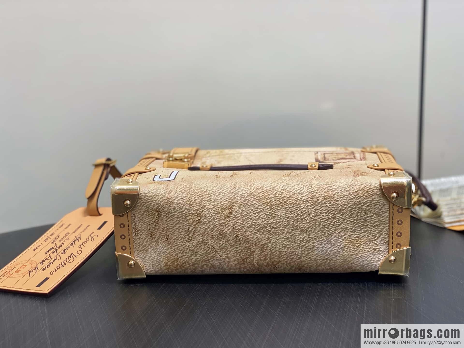 [Boutique‑grade] M12480 printed Gu Ailing soft box SIDE TRUNK medium handbag