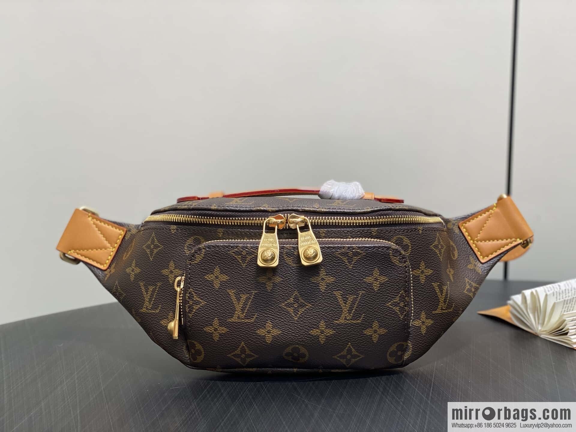 [Boutique‑grade] M14019 monogram breast bag fanny pack RUSH JM medieval fanny pack