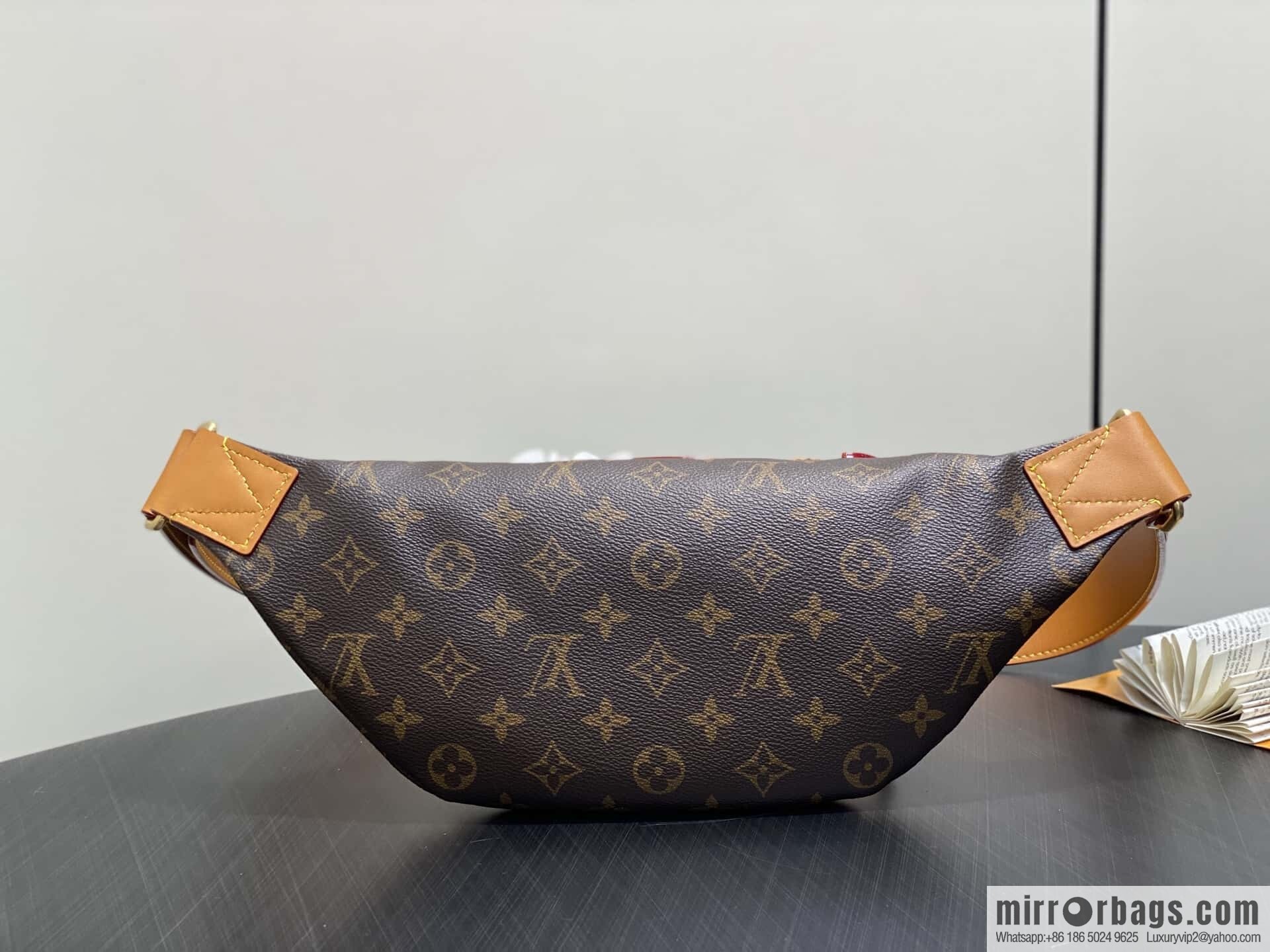 [Boutique‑grade] M14019 monogram breast bag fanny pack RUSH JM medieval fanny pack