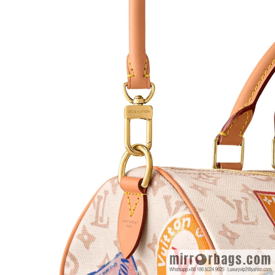 [Premium‑quality] M14587 white badge, pillow bag speedy Speedy Soft 30 handbag
