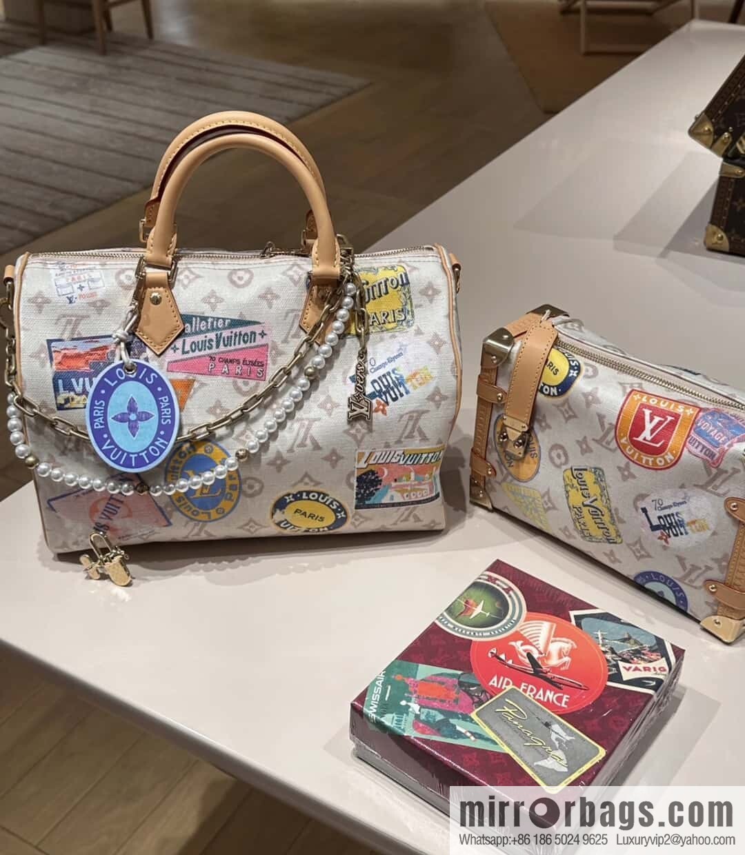 [Premium‑quality] M14587 white badge, pillow bag speedy Speedy Soft 30 handbag