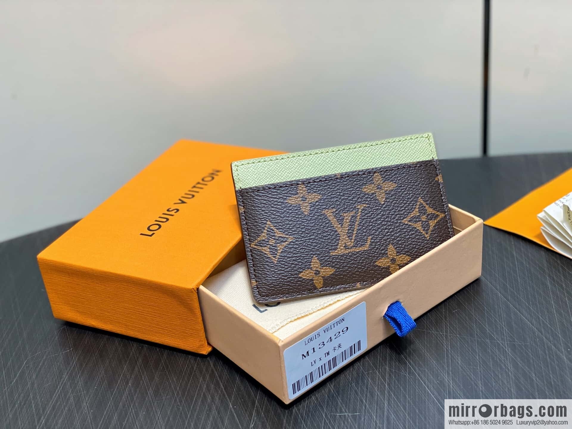 [Boutique‑grade] M13429 Sakura card holder wallet LV x TM card holder m13439 Murakami Takashi