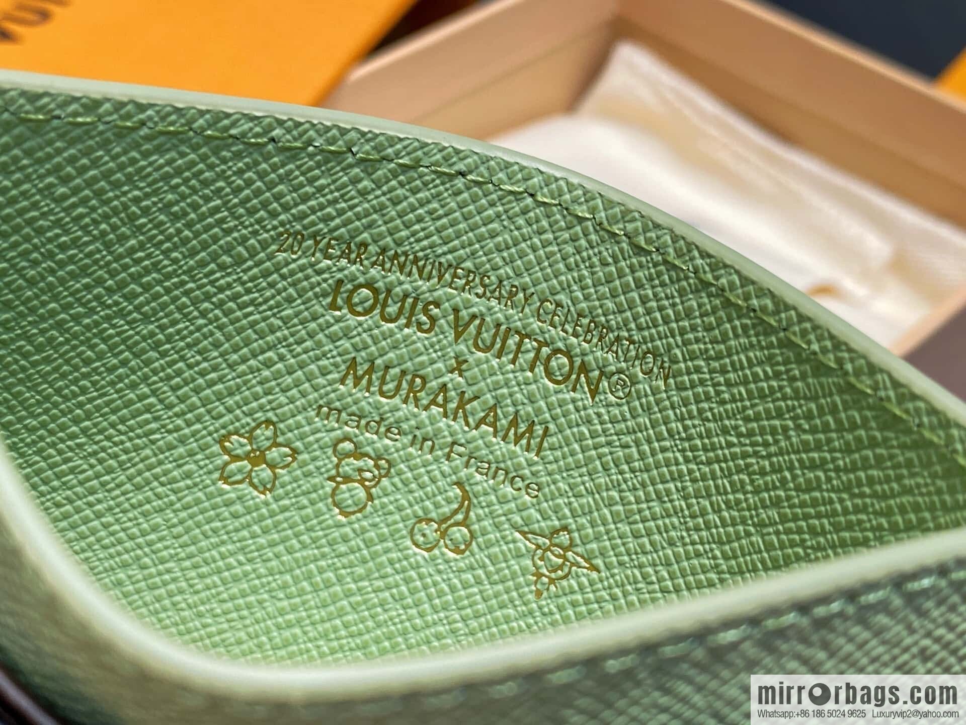 [Boutique‑grade] M13429 Sakura card holder wallet LV x TM card holder m13439 Murakami Takashi