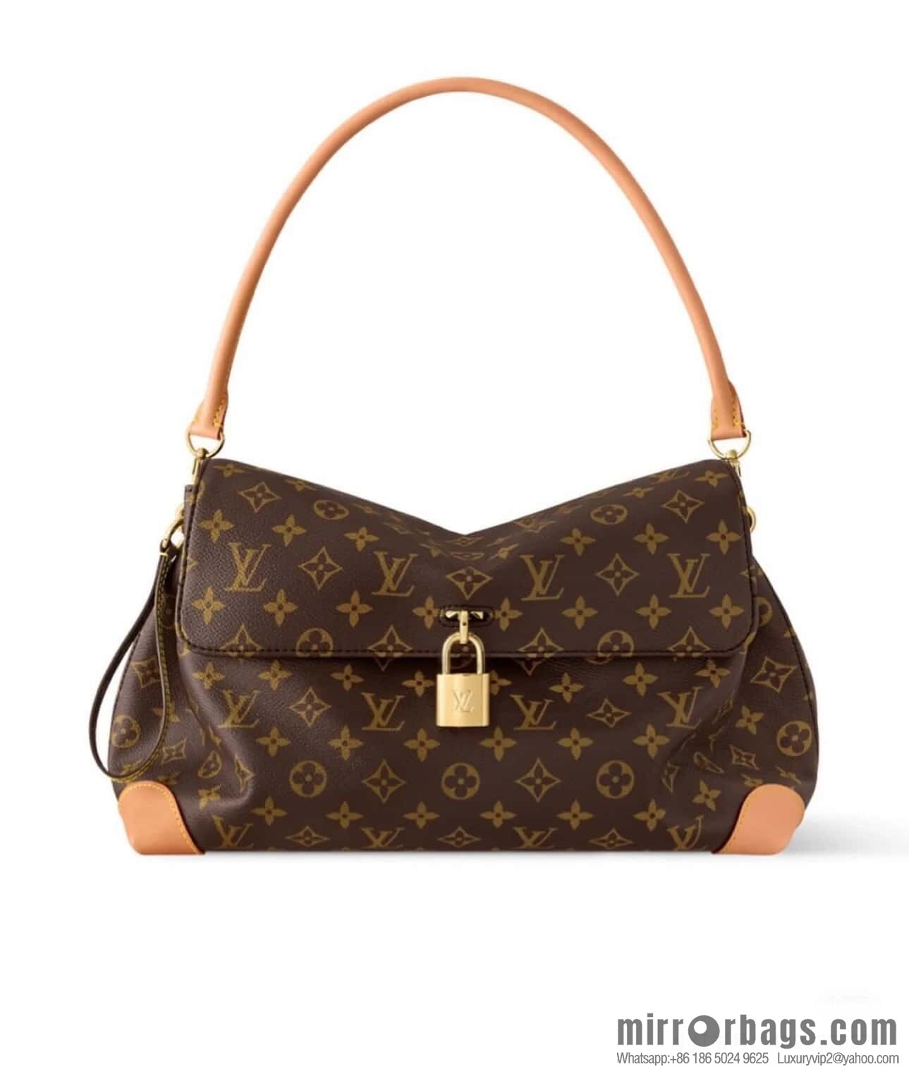 [Boutique‑grade] M14473 monogram lock bag large bag HIDE AWAY medium handbag