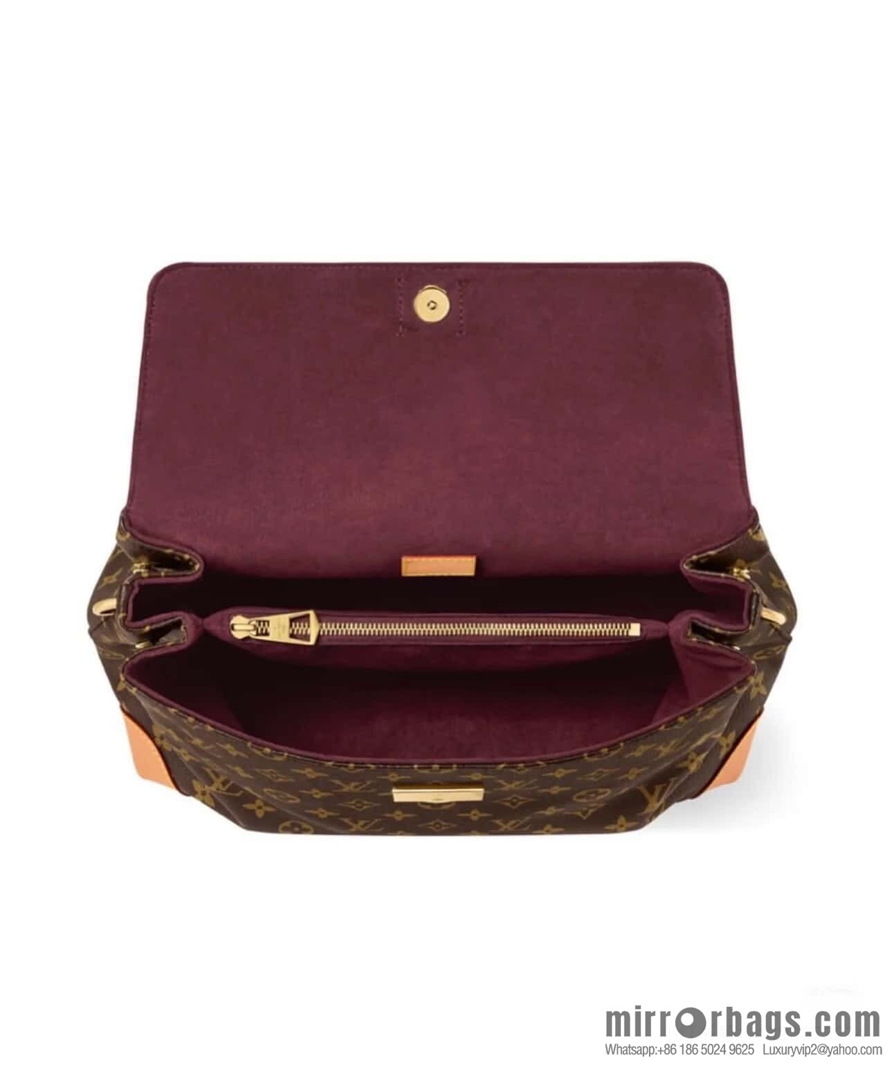 [Boutique‑grade] M14473 monogram lock bag large bag HIDE AWAY medium handbag