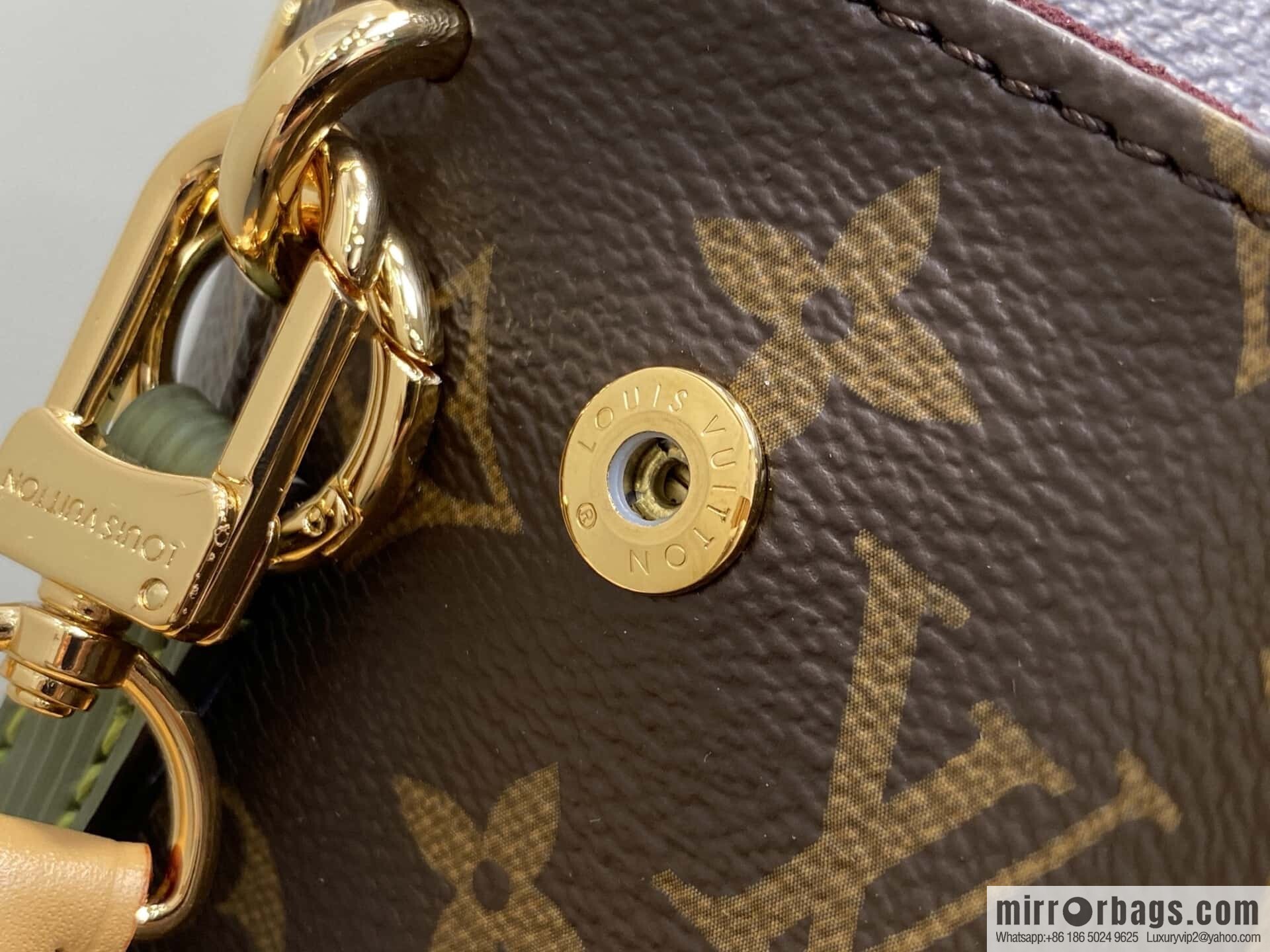 [Boutique‑grade] M14473 monogram lock bag large bag HIDE AWAY medium handbag