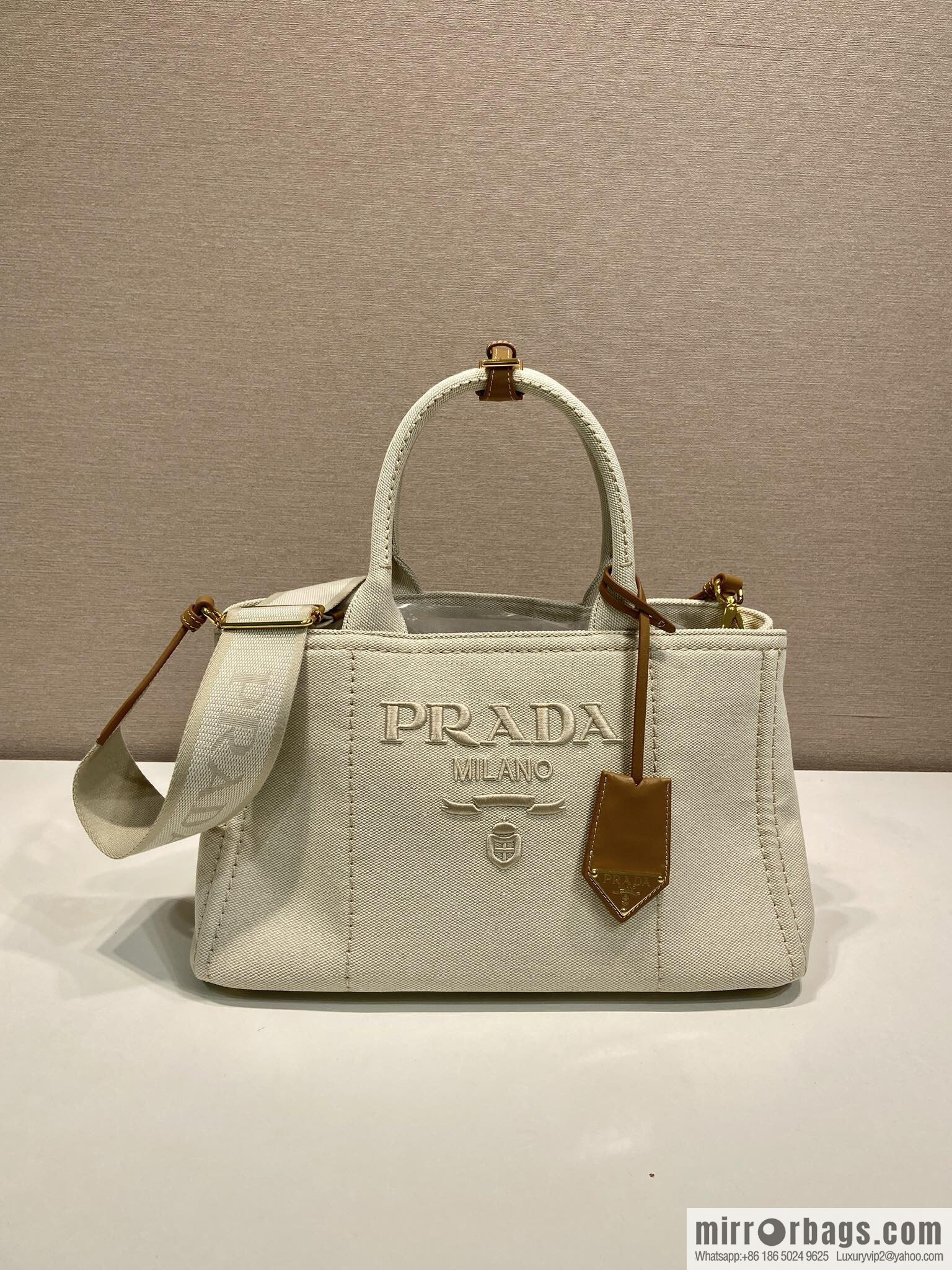 PRADA ๐ new handbag ๐ 1BG554 medium ๐๐ beige