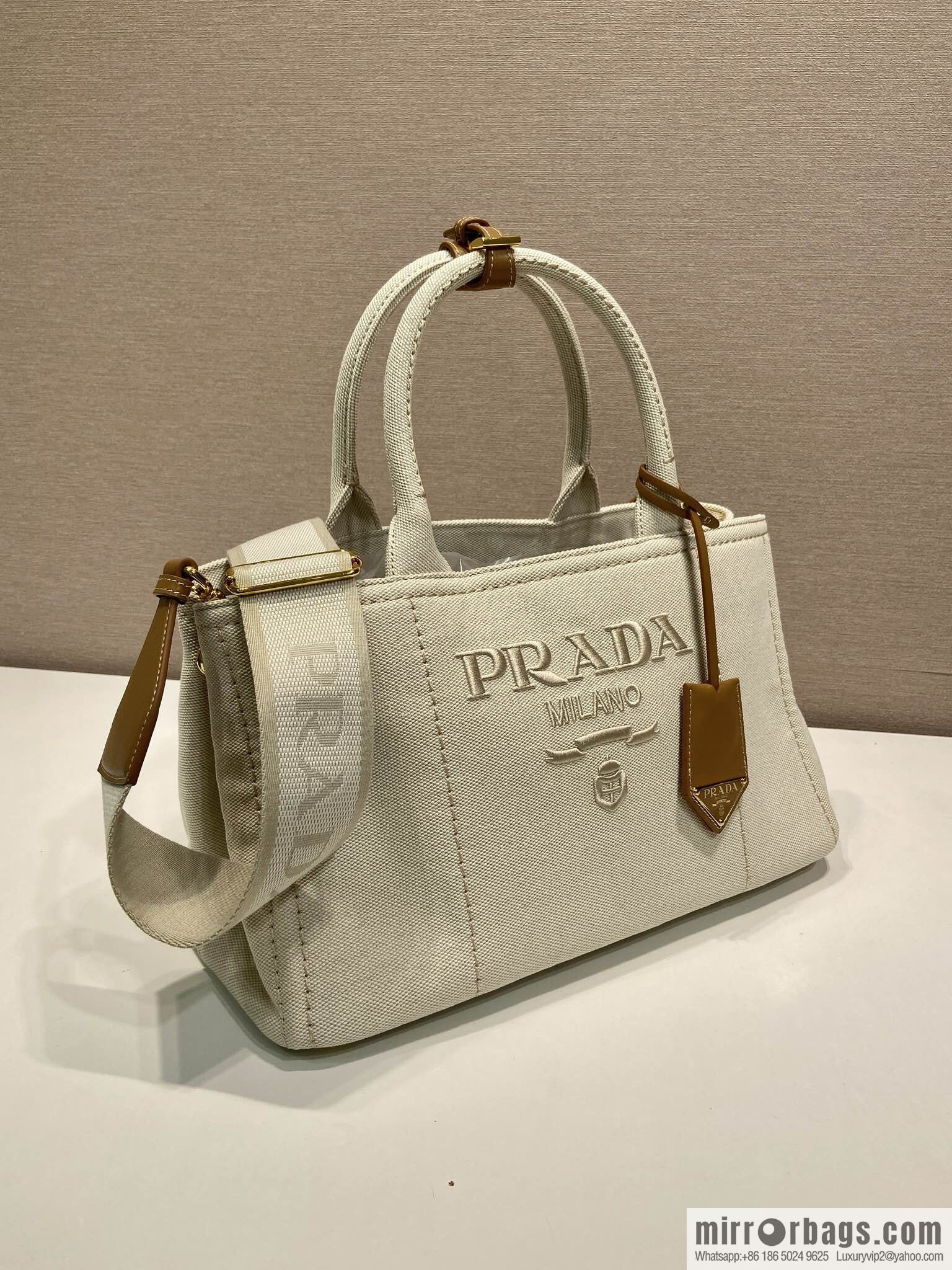PRADA ๐ new handbag ๐ 1BG554 medium ๐๐ beige
