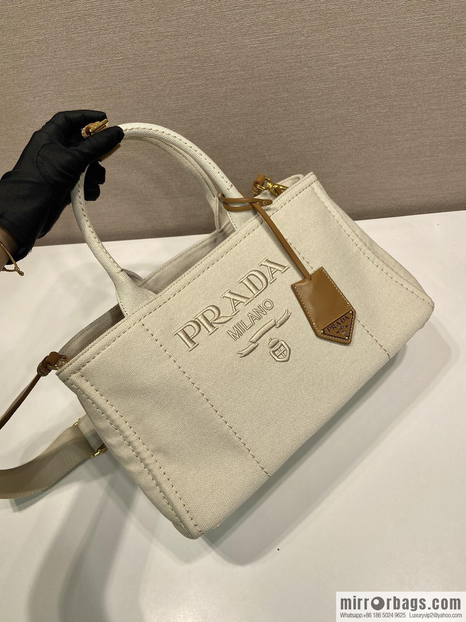 PRADA ๐ new handbag ๐ 1BG554 medium ๐๐ beige