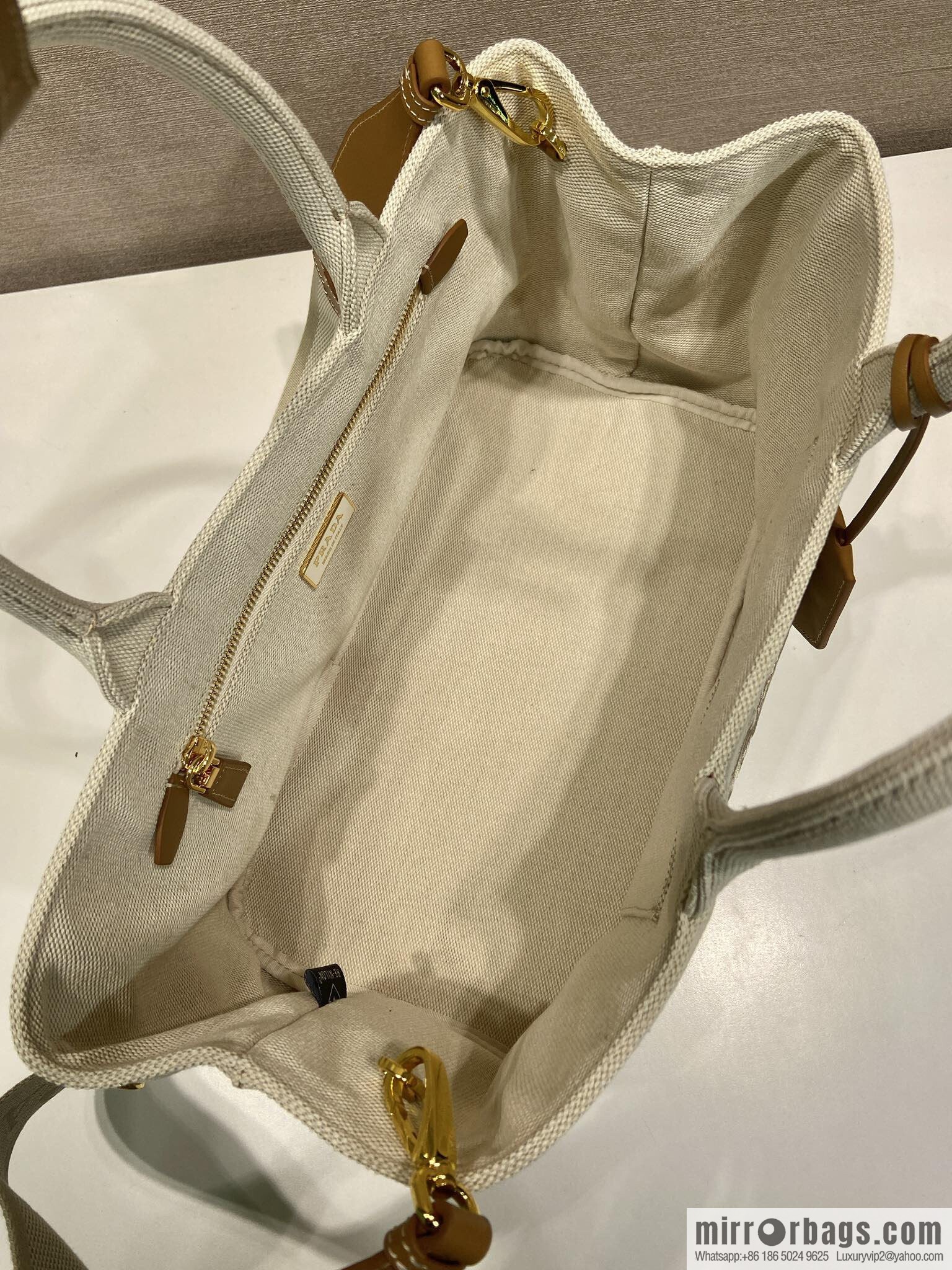 PRADA ๐ new handbag ๐ 1BG554 medium ๐๐ beige