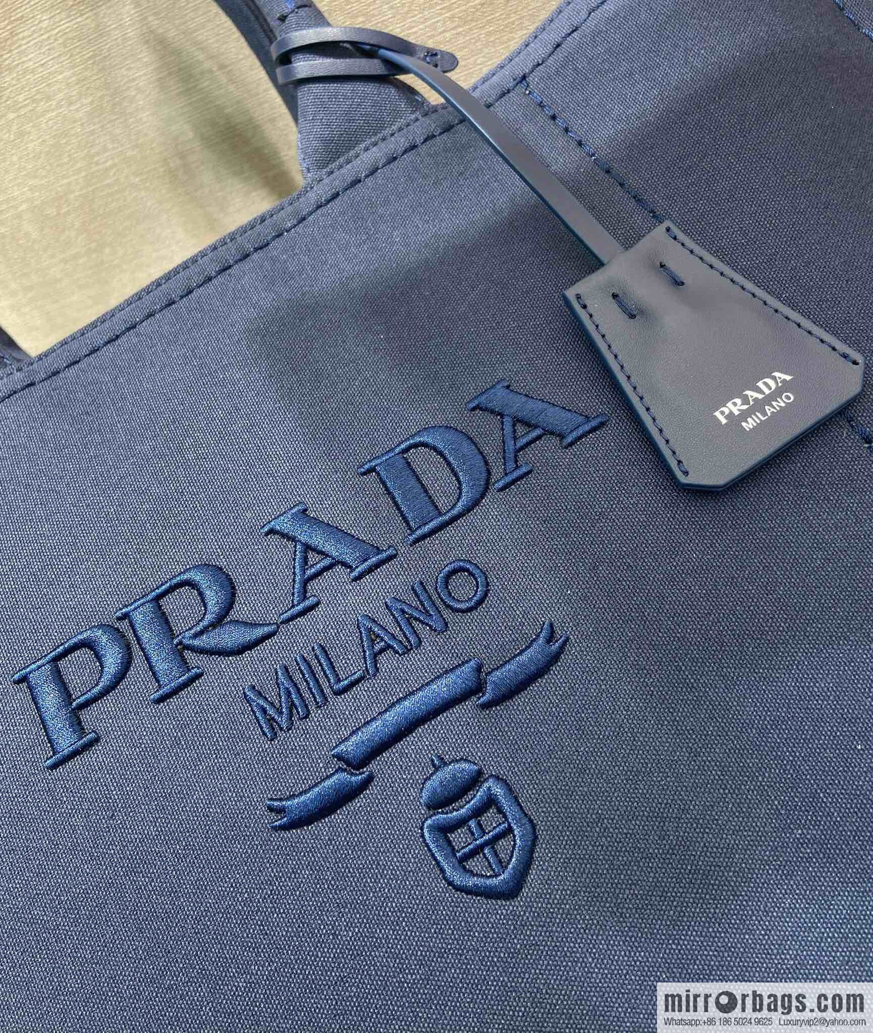 PRADA 🎉 new tote bag 🎉 2VG131 men's 🎉🎉 blue