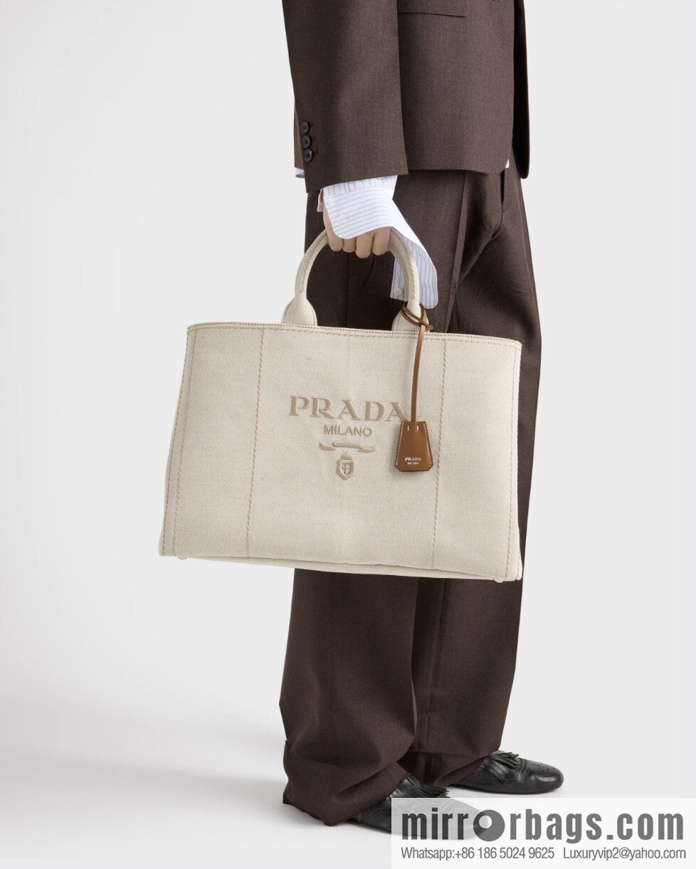 PRADA 🎉 new tote bag 🎉 2VG131 men's 🎉🎉 beige