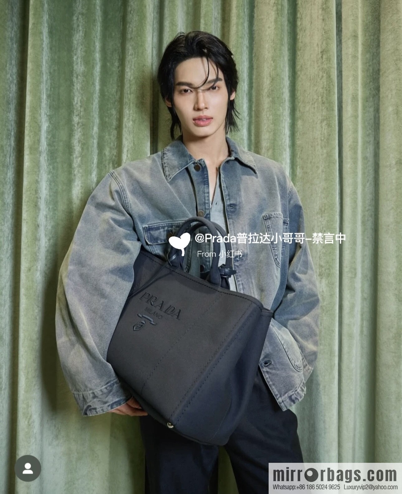PRADA 🎉 new tote bag 🎉 2VG131 men's 🎉🎉 black