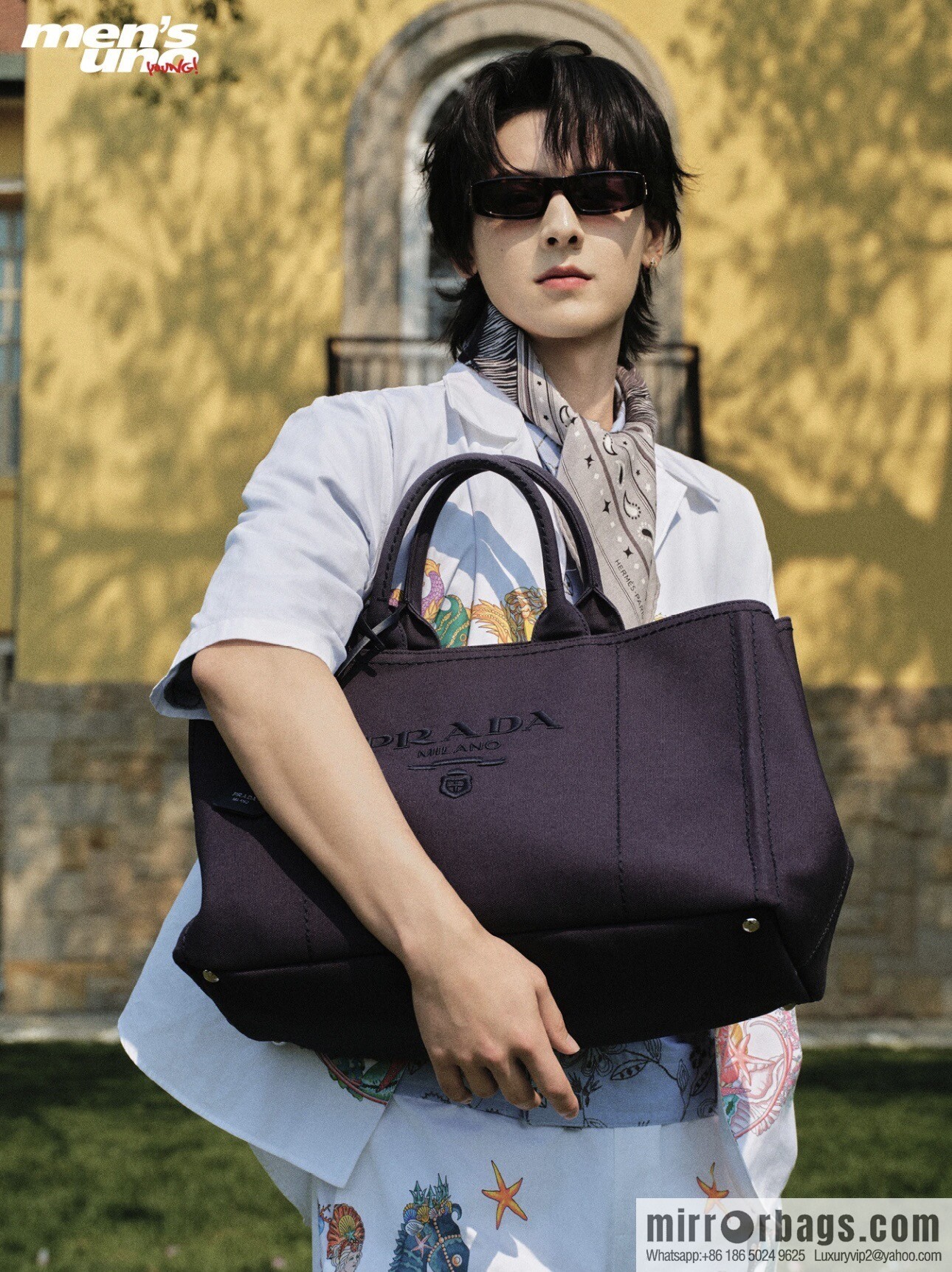 PRADA 🎉 new tote bag 🎉 2VG131 men's 🎉🎉 black