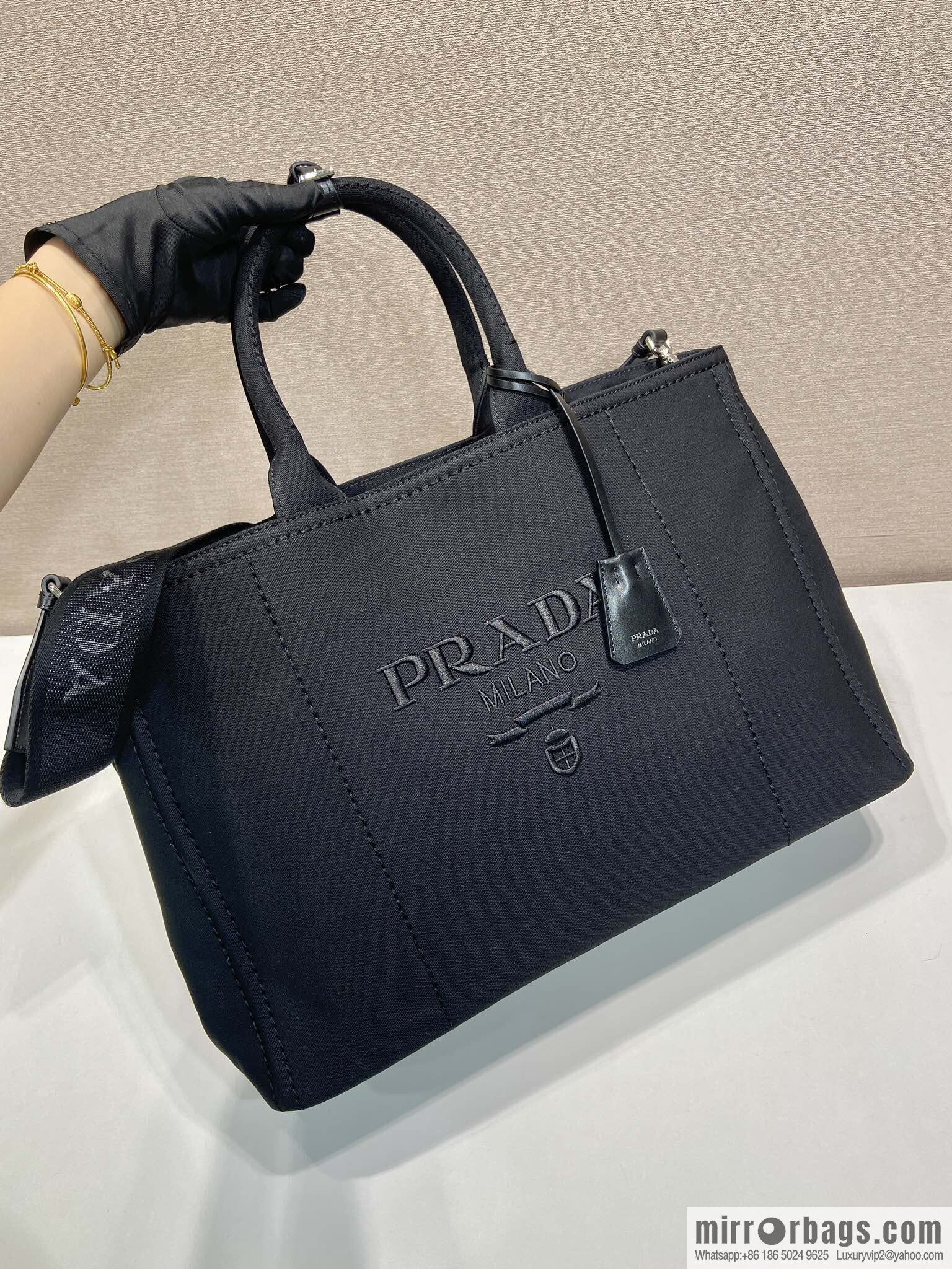 PRADA 🎉 new tote bag 🎉 2VG131 men's 🎉🎉 black