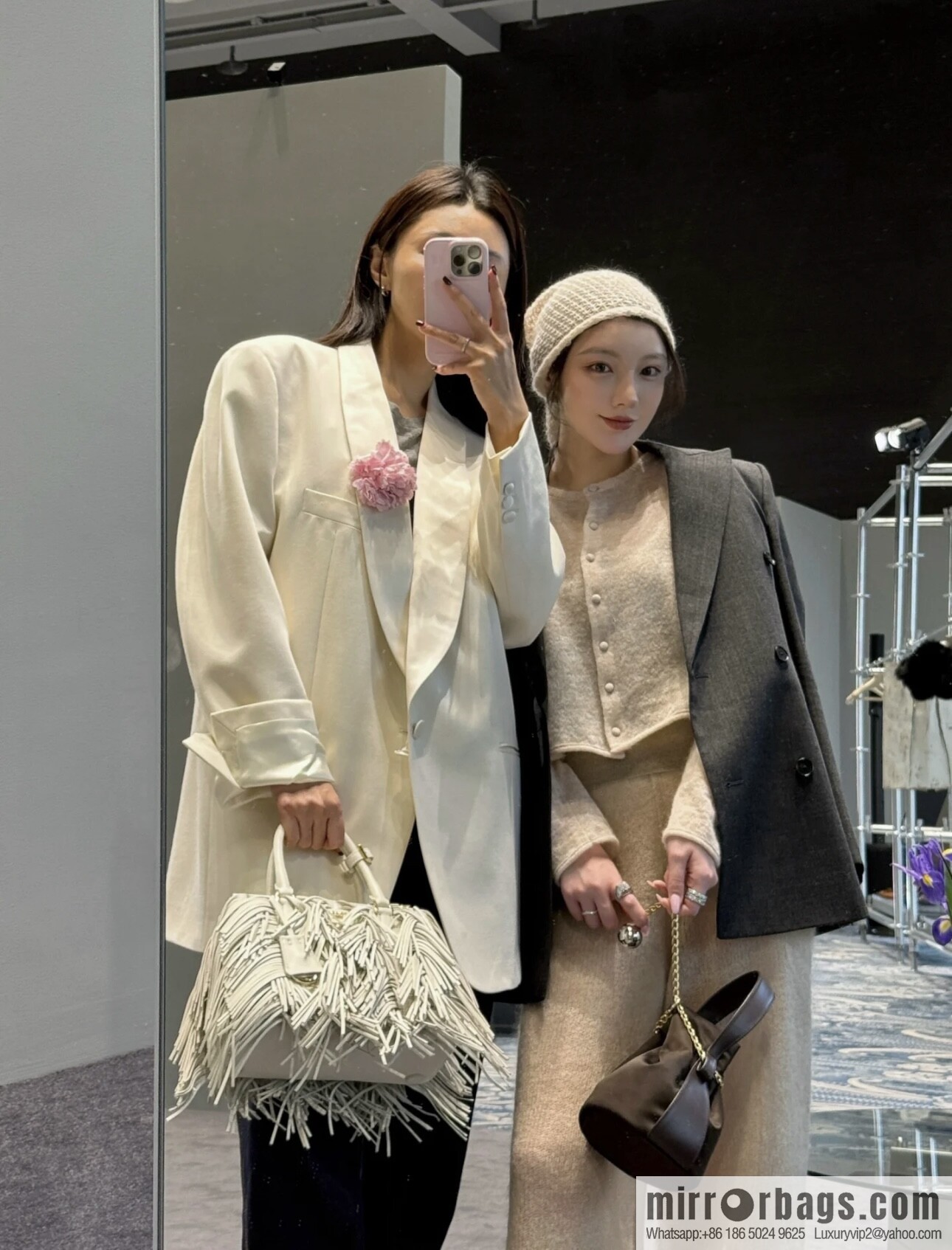 PRADA 🎉 new tassel bag 🎉 1BA896 calfskin 🎉🎉 white