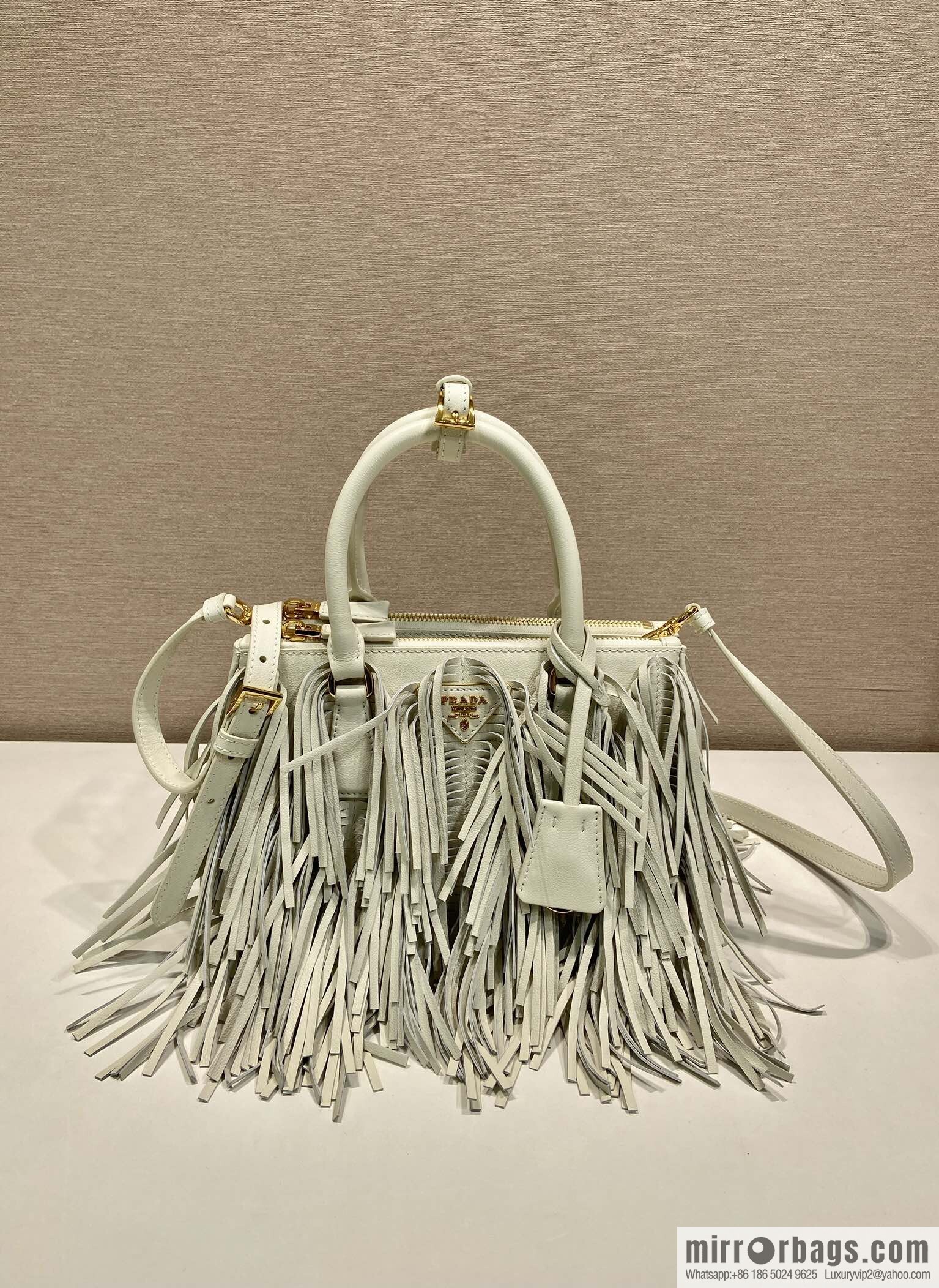 PRADA 🎉 new tassel bag 🎉 1BA896 calfskin 🎉🎉 white