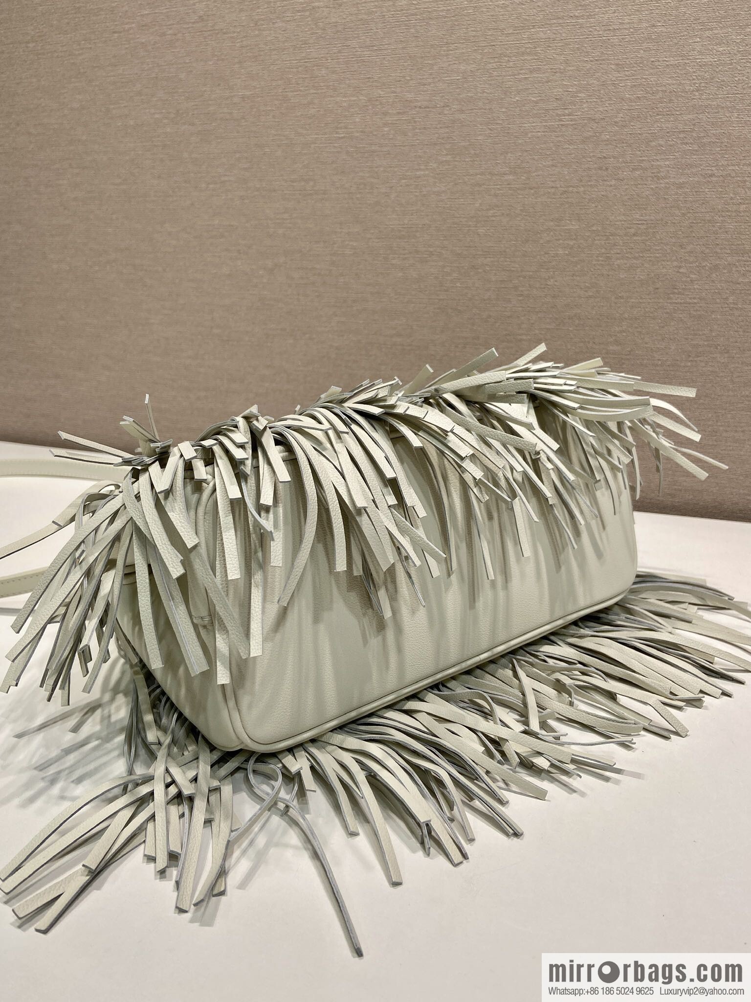 PRADA 🎉 new tassel bag 🎉 1BA896 calfskin 🎉🎉 white