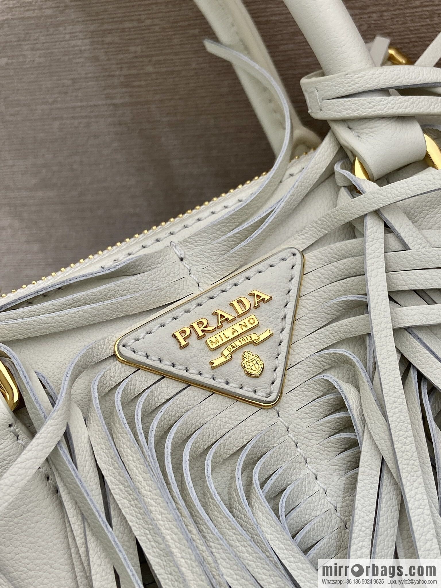 PRADA 🎉 new tassel bag 🎉 1BA896 calfskin 🎉🎉 white