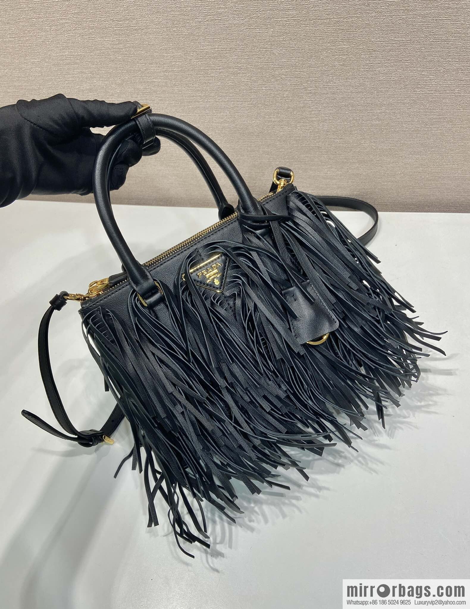 PRADA 🎉 new tassel bag 🎉 1BA896 calfskin 🎉🎉 black