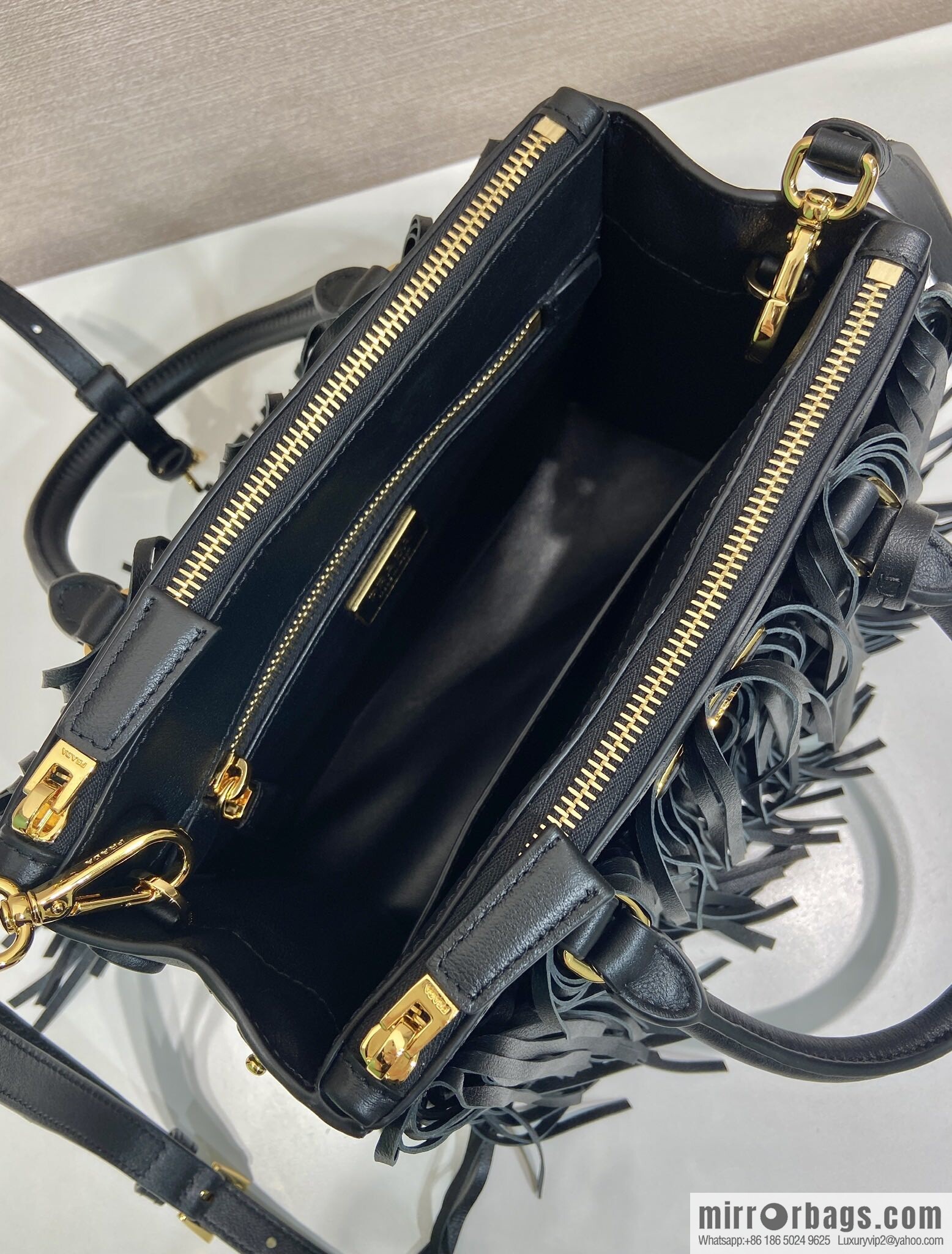 PRADA 🎉 new tassel bag 🎉 1BA896 calfskin 🎉🎉 black