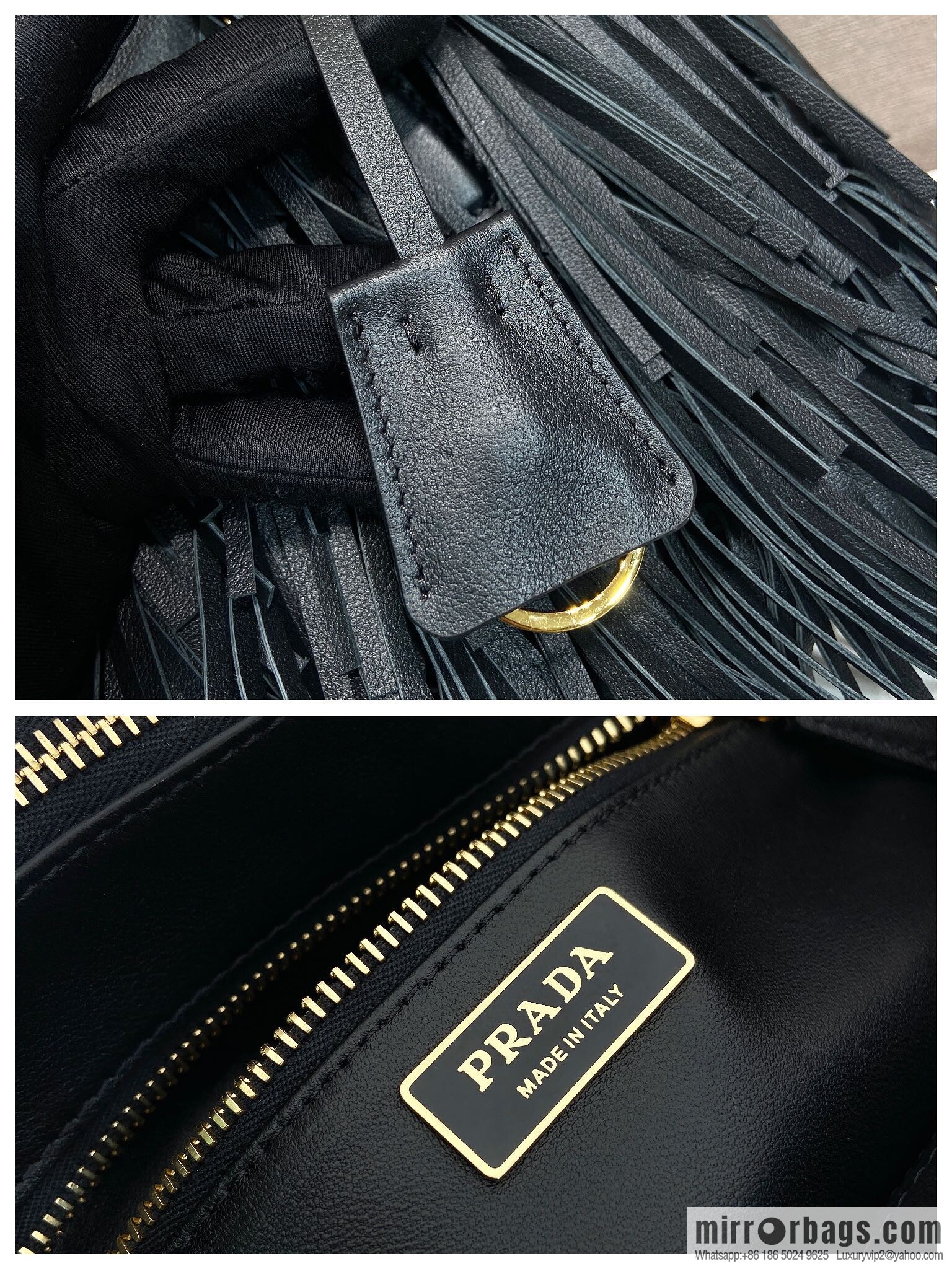 PRADA 🎉 new tassel bag 🎉 1BA896 calfskin 🎉🎉 black