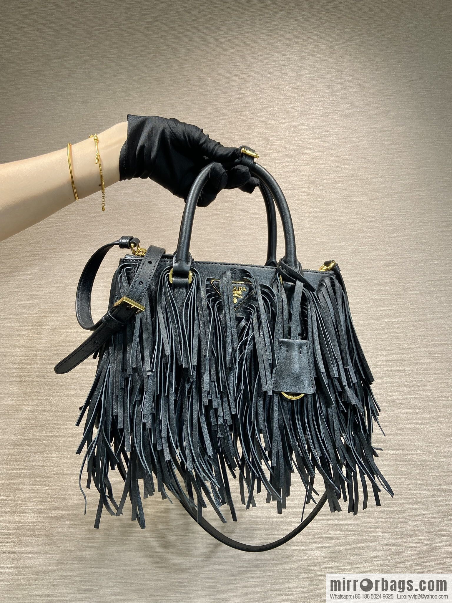 PRADA 🎉 new tassel bag 🎉 1BA896 calfskin 🎉🎉 black