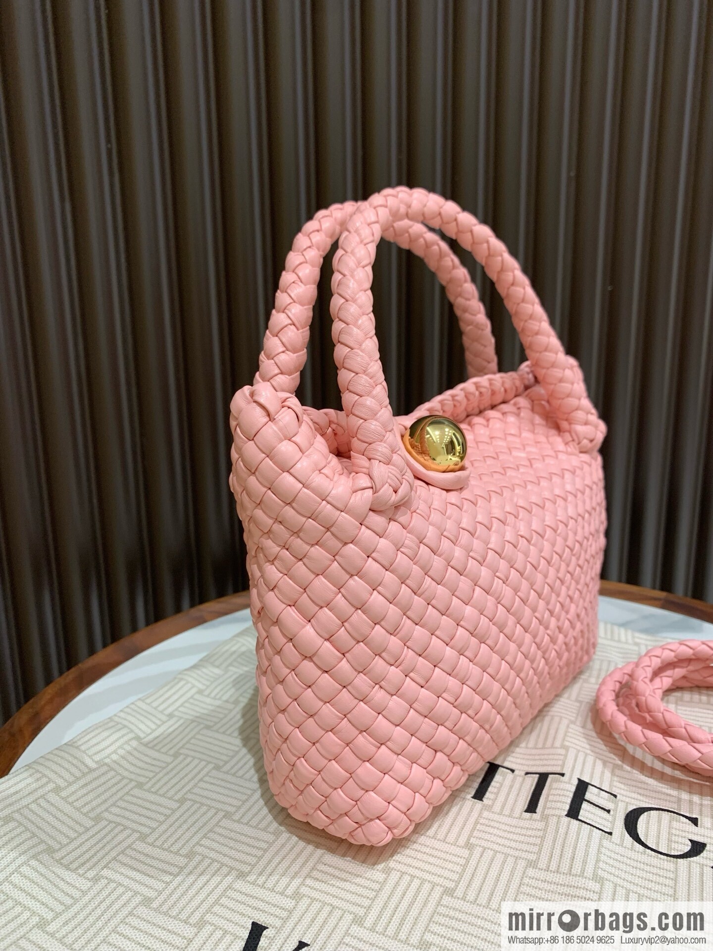 BV small Tosca messenger bag 776755 rose powder